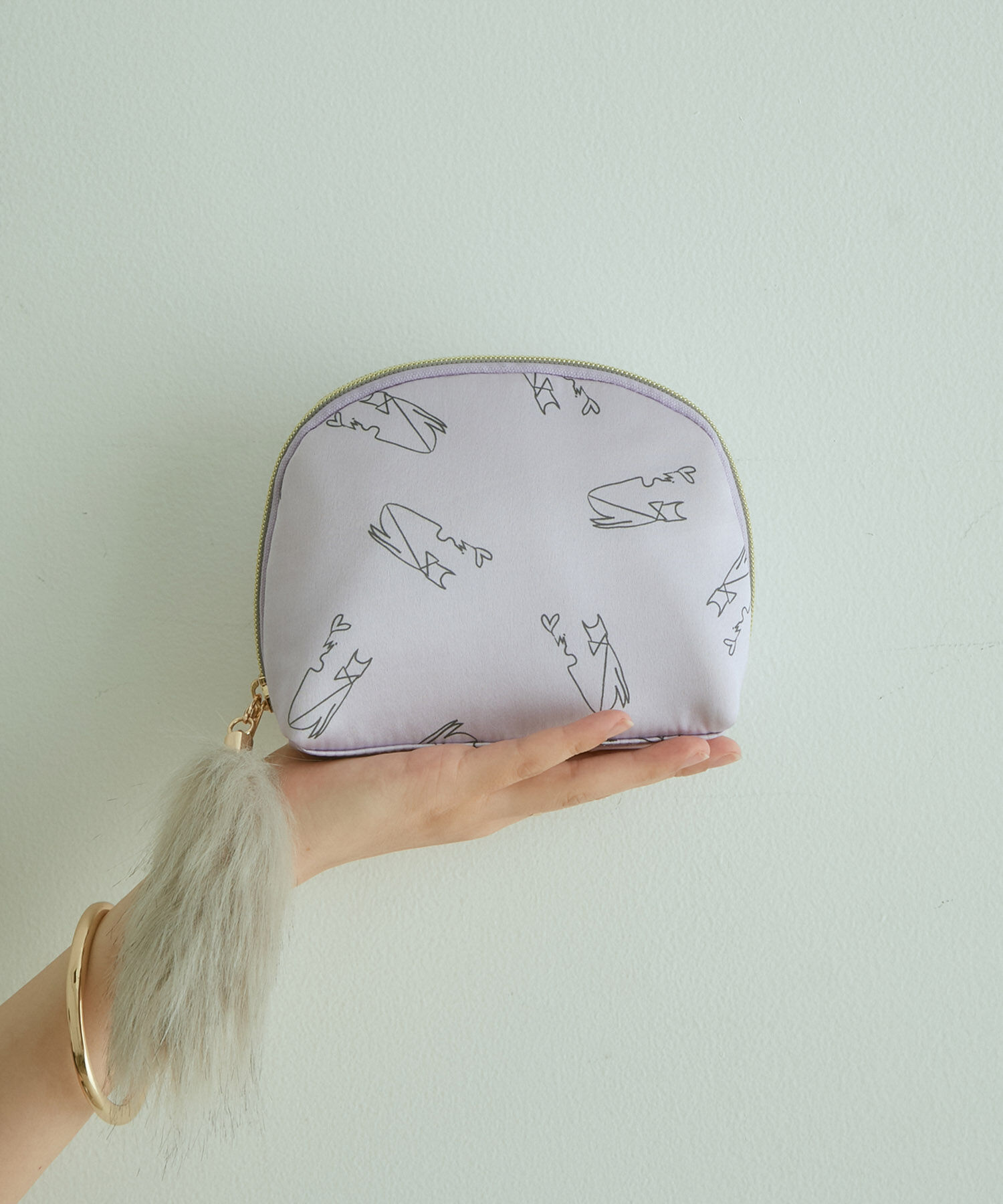 VIS「【ViSage】【ViS CHAT】しっぽ付きポーチ」|ポーチ|