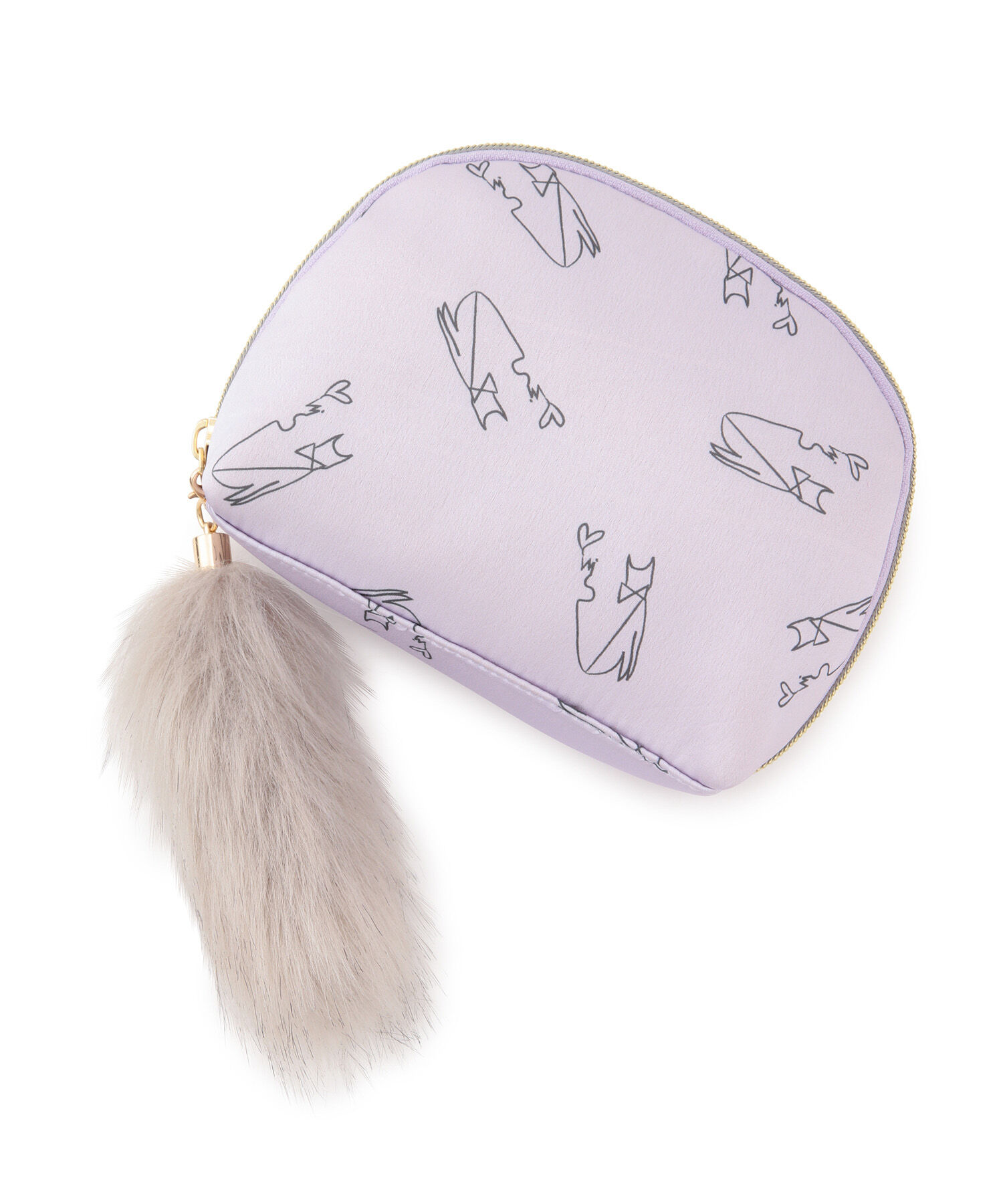 VIS「【ViSage】【ViS CHAT】しっぽ付きポーチ」|ポーチ|