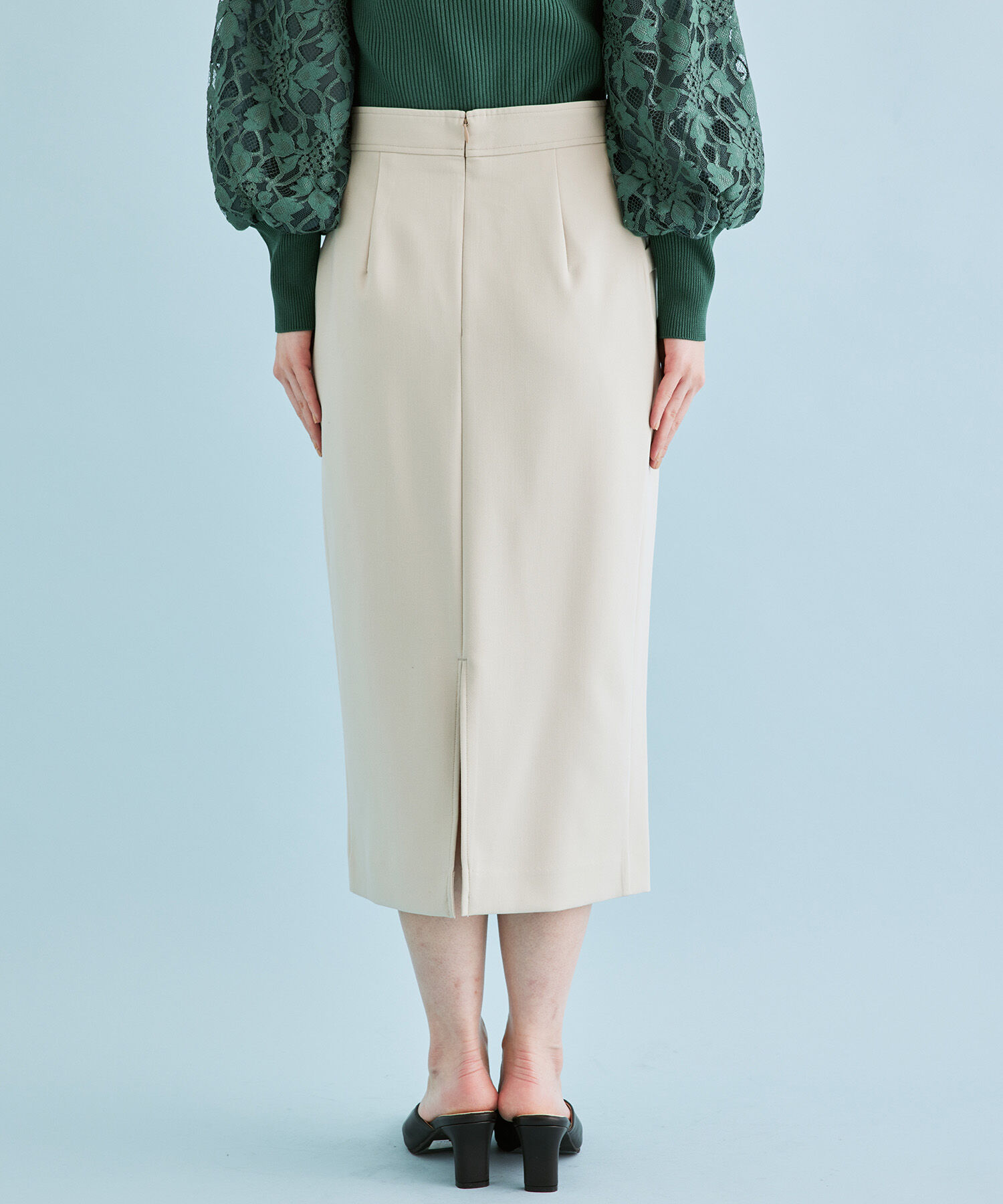 VIS「サイドポケットタイトスカート【sustainable】」|スカート|