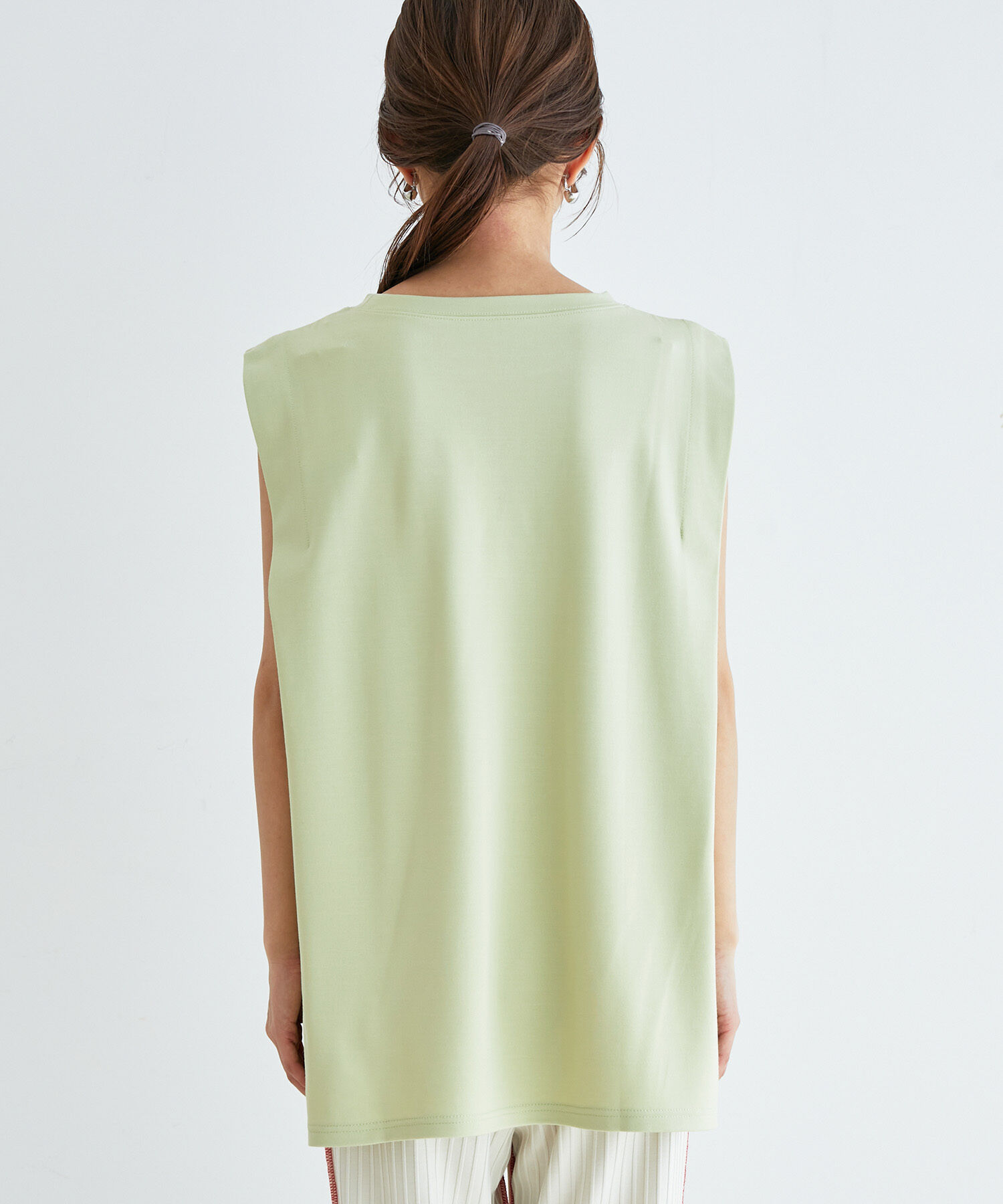 vis-a-vis「【WEB限定】シルケットノースリーブプルオーバー」|Tシャツ・カットソー|