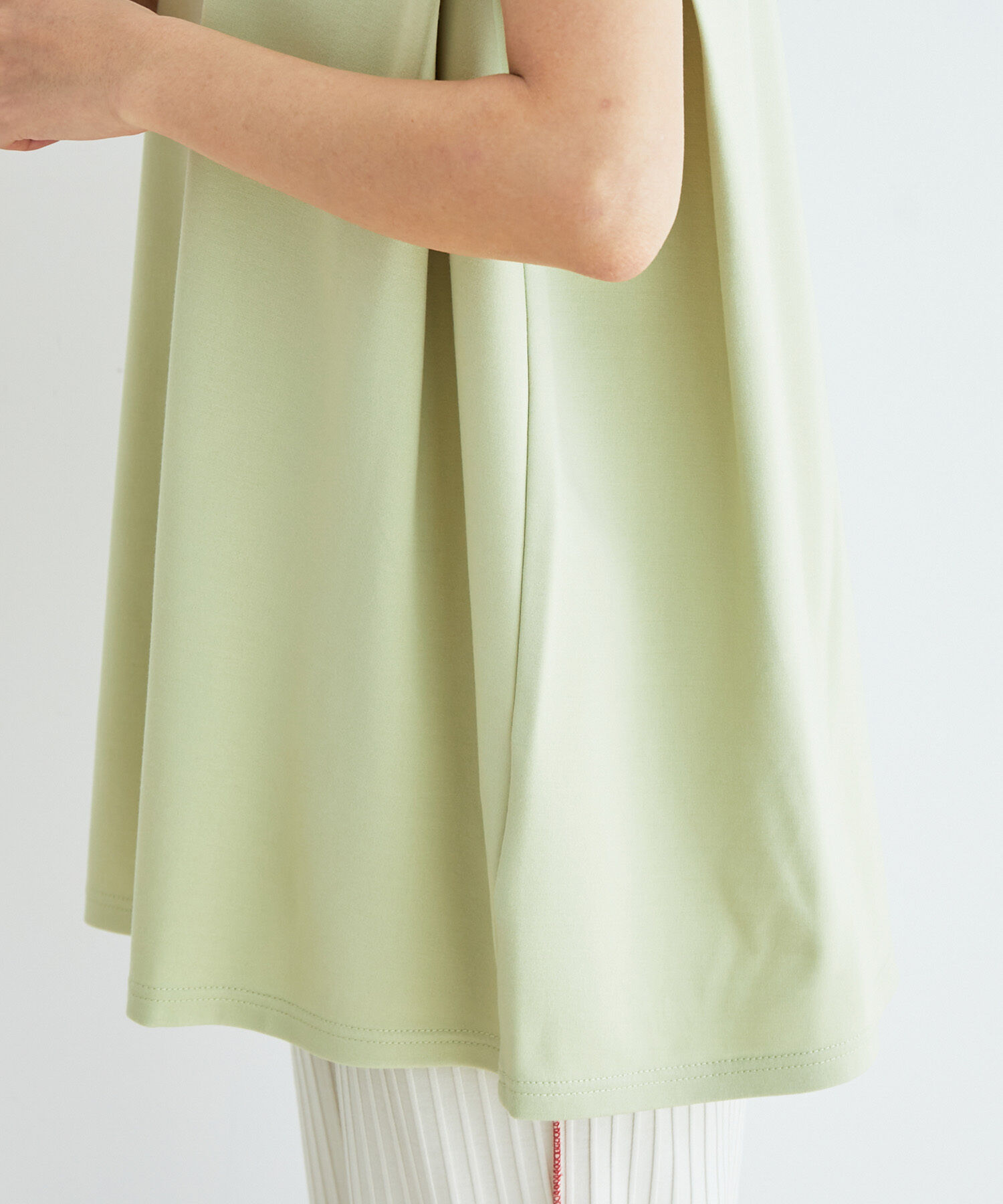 vis-a-vis「【WEB限定】シルケットノースリーブプルオーバー」|Tシャツ・カットソー|