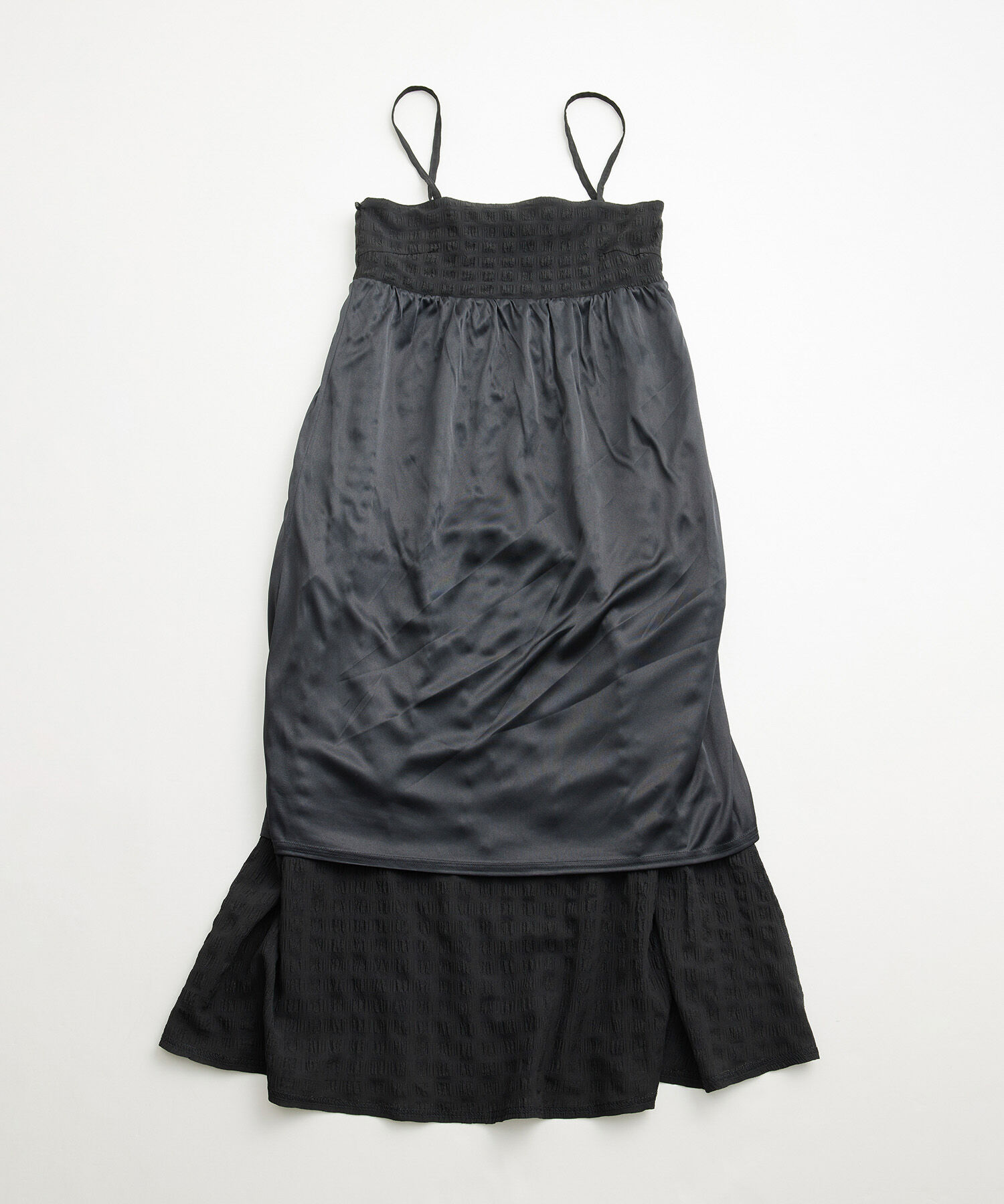 VIS「【新色】【洗える】ふくれチェックキャミワンピース」|ワンピース|