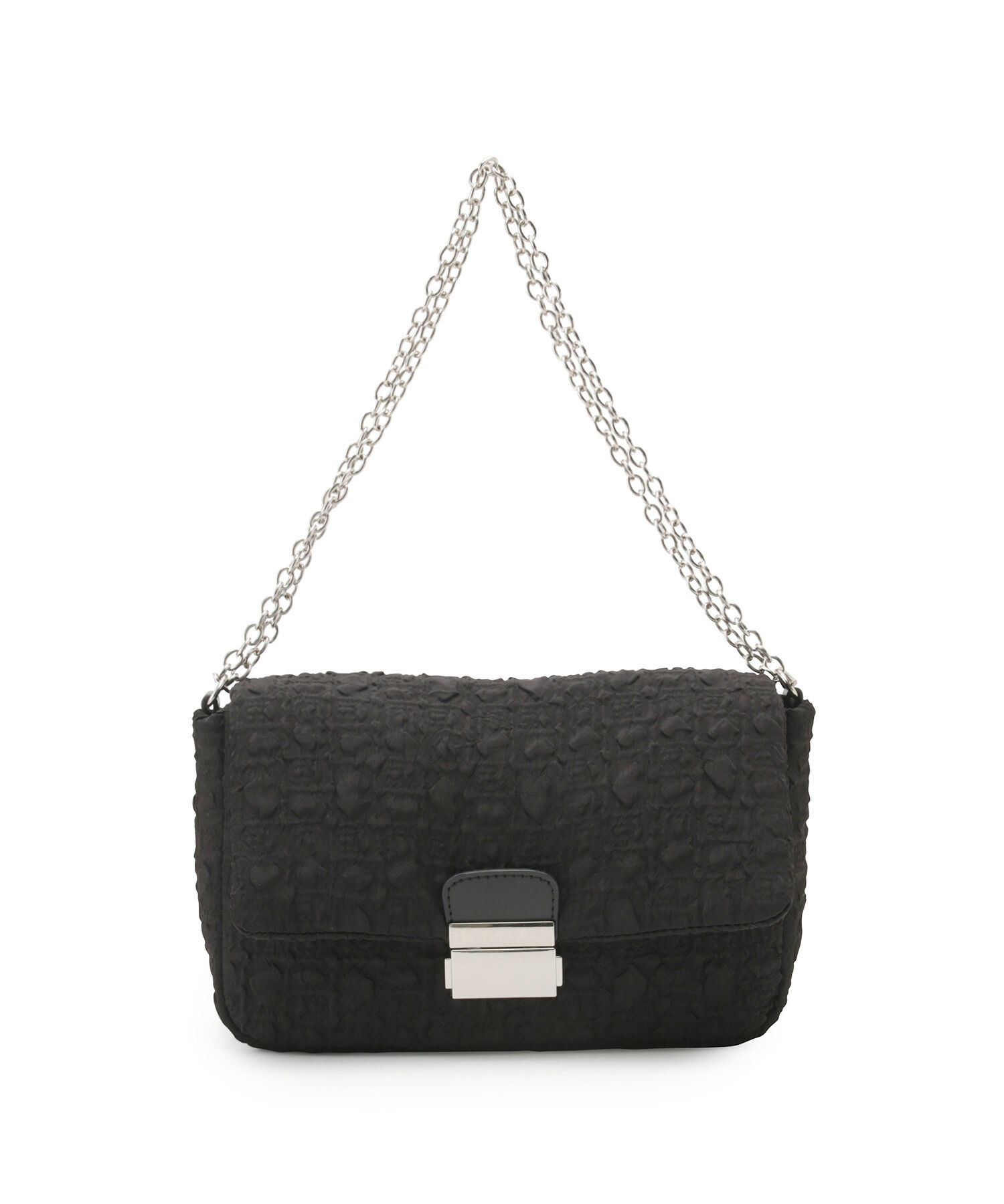 VIS「【2WAY】ポコポコ生地チェーンバッグ」|ショルダー・メッセンジャー|