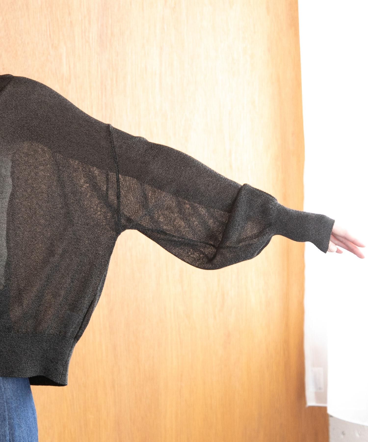 VIS「ラメシアーニットカーディガン」|カーディガン|