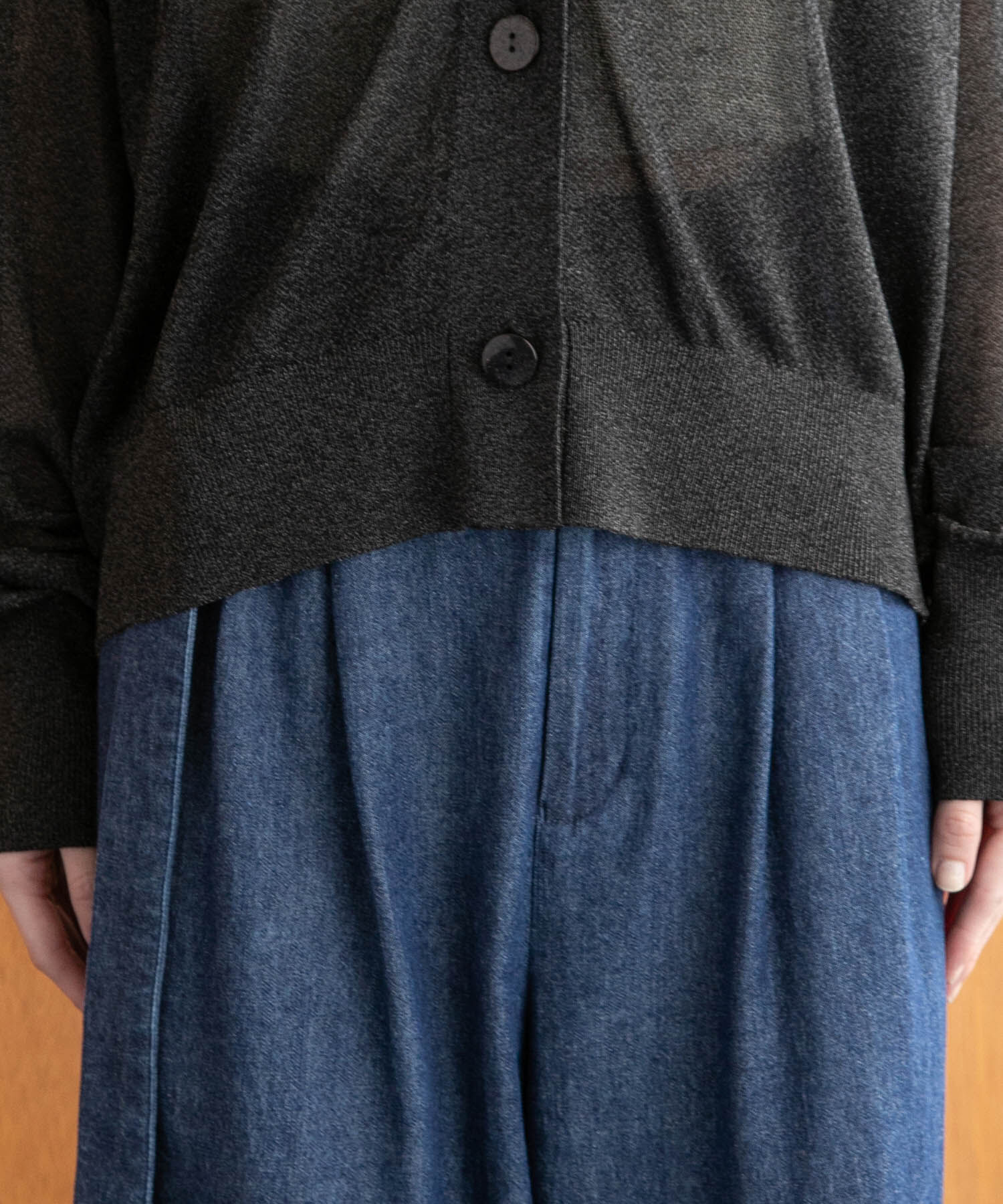 VIS「ラメシアーニットカーディガン」|カーディガン|