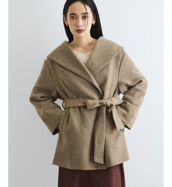 VIS「毛混ショールカラーコート」|その他|チャイロサブ