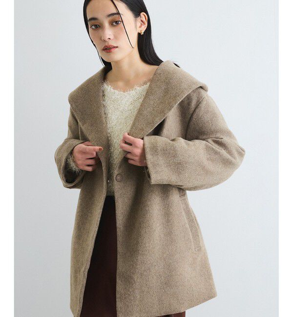 VIS「毛混ショールカラーコート」|その他|