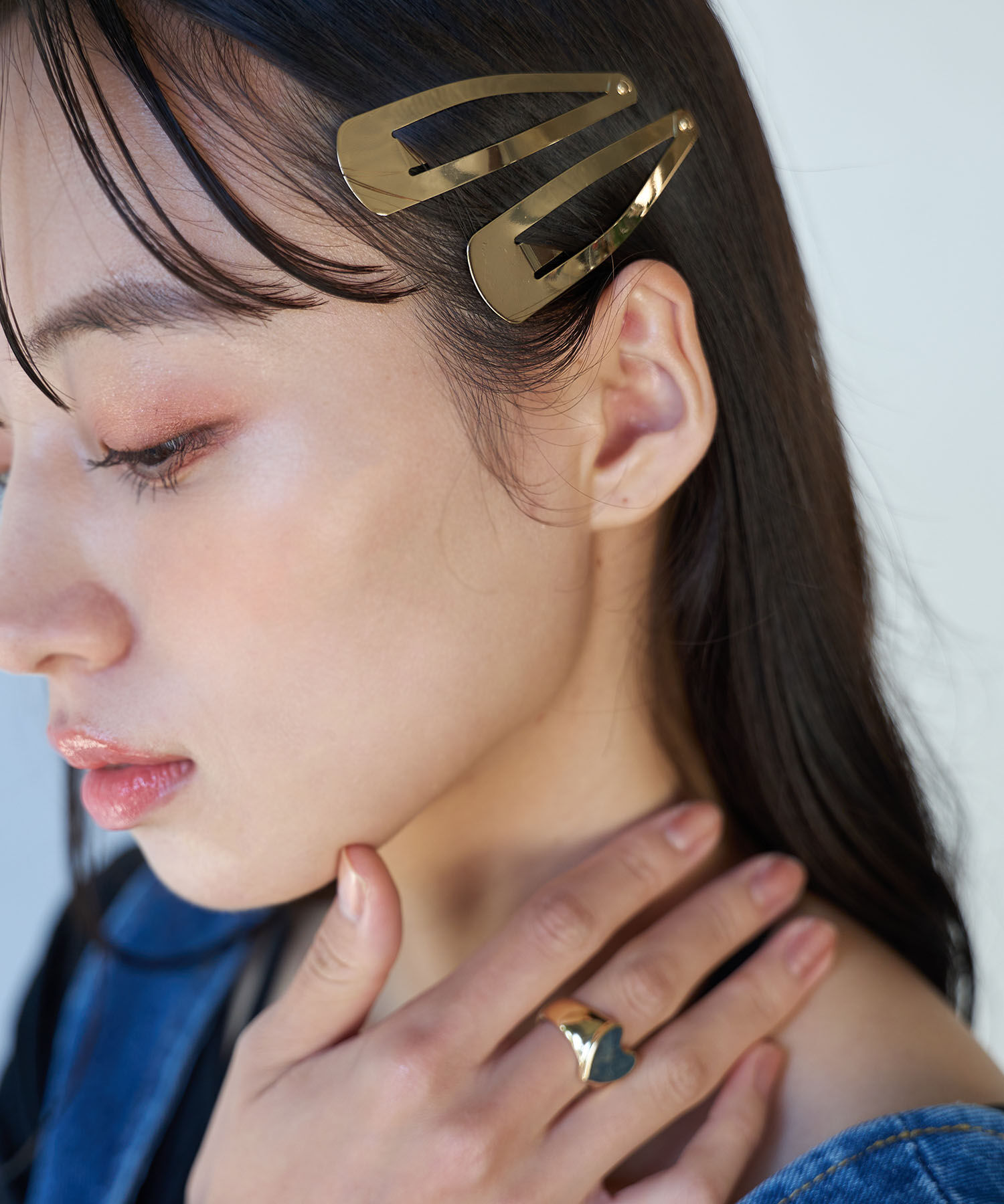 VIS「セットメタルヘアピン」|その他|ゴールド(90)