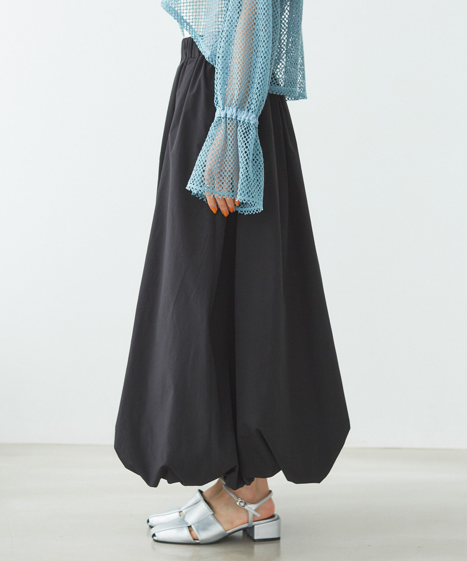 VIS「【洗える】ギャザーバルーンスカート」|スカート|