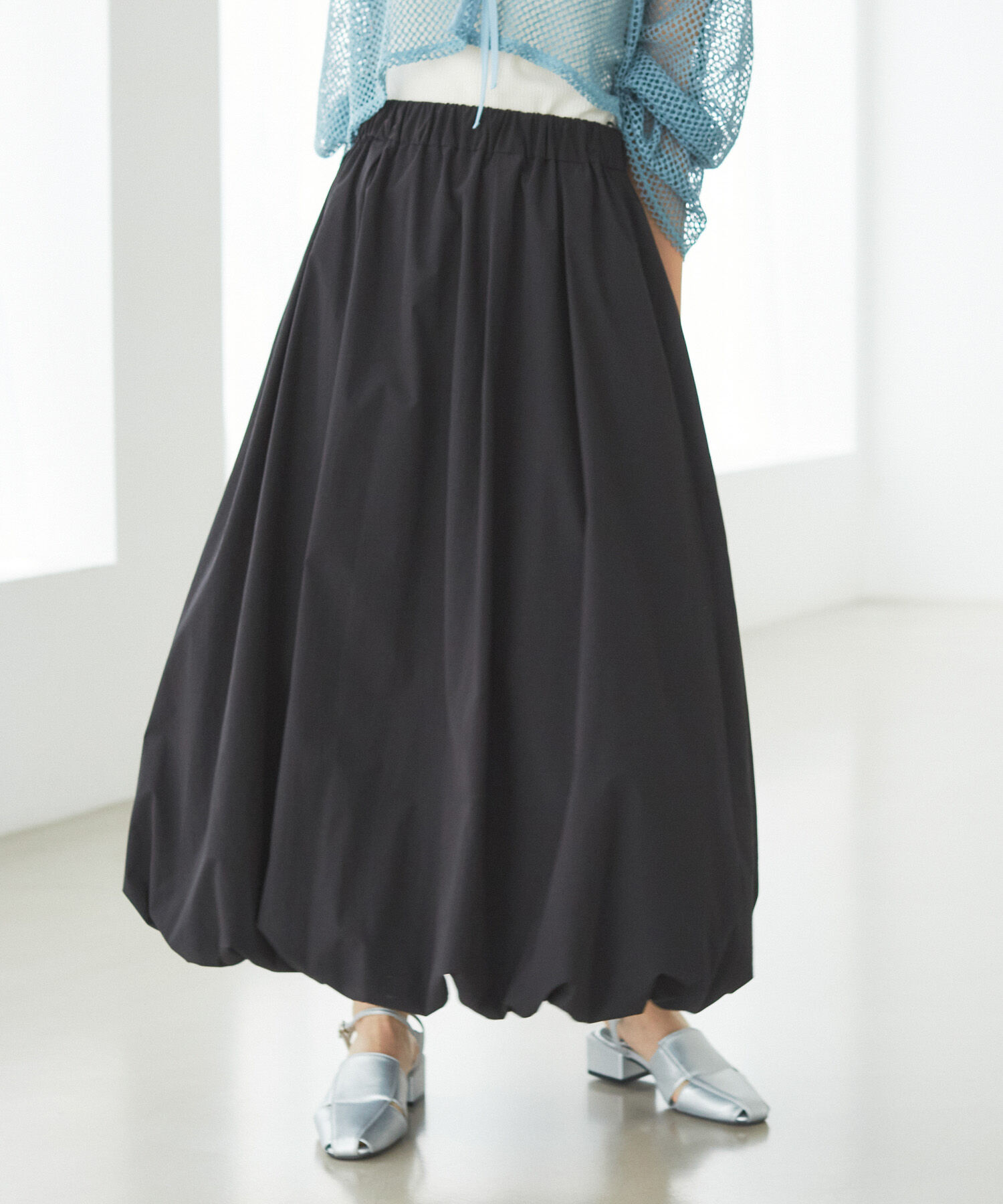 VIS「【洗える】ギャザーバルーンスカート」|スカート|