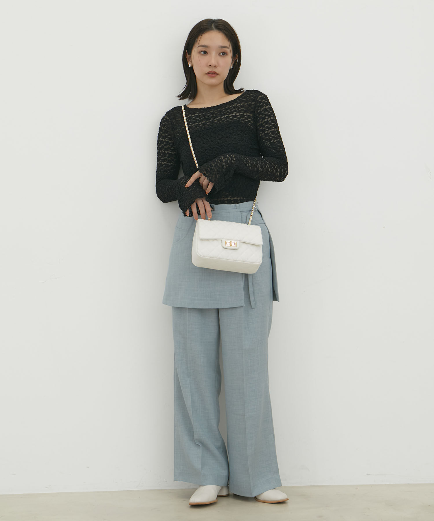 VIS「チェーンショルダーキルティングバッグ」|ショルダー・メッセンジャー|