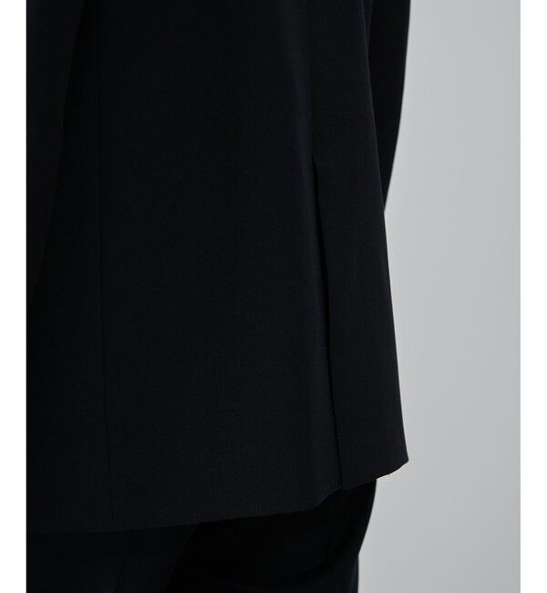 VIS「【美easy】コンフォートツイルWブレスト金ボタンテーラードジャケット【洗える/防シワ/UVケア】」|テーラードジャケット|