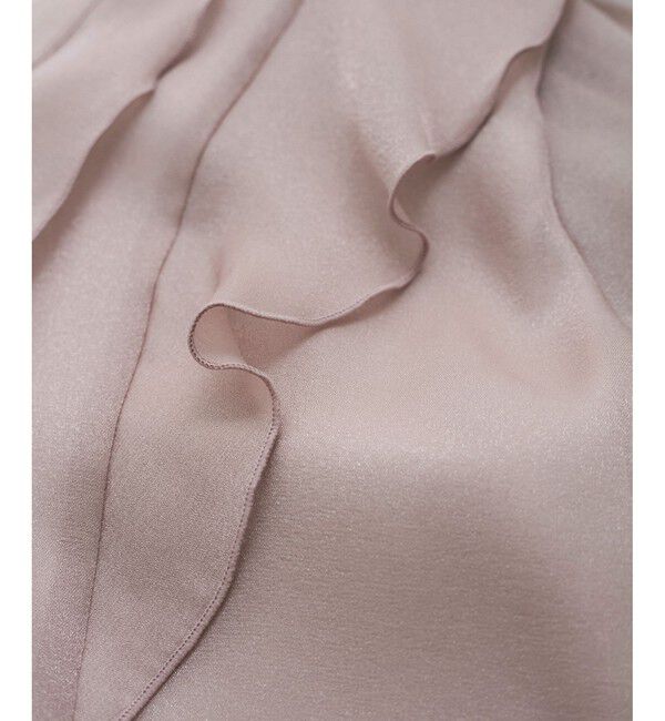 VIS「【洗える】シアーラッフルブラウス」|シャツ・ブラウス|