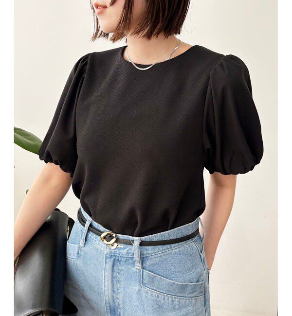 VIS「【WEB限定】ドッキング袖ボリュームカットソー」|Tシャツ・カットソー|