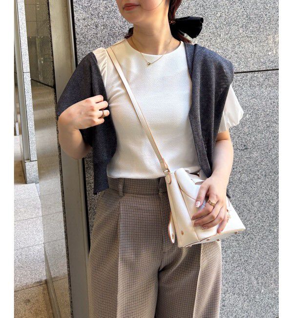 VIS「【WEB限定】ドッキング袖ボリュームカットソー」|Tシャツ・カットソー|