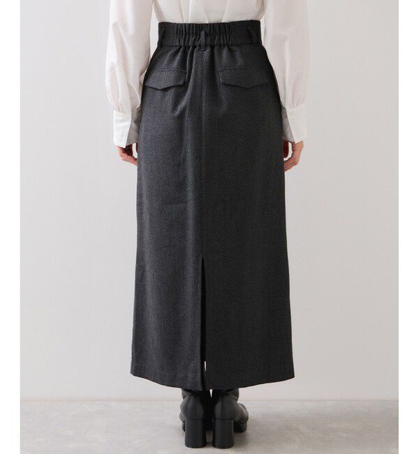 VIS「へリンボーンIラインロングスカート/セットアップ対応」|スカート|