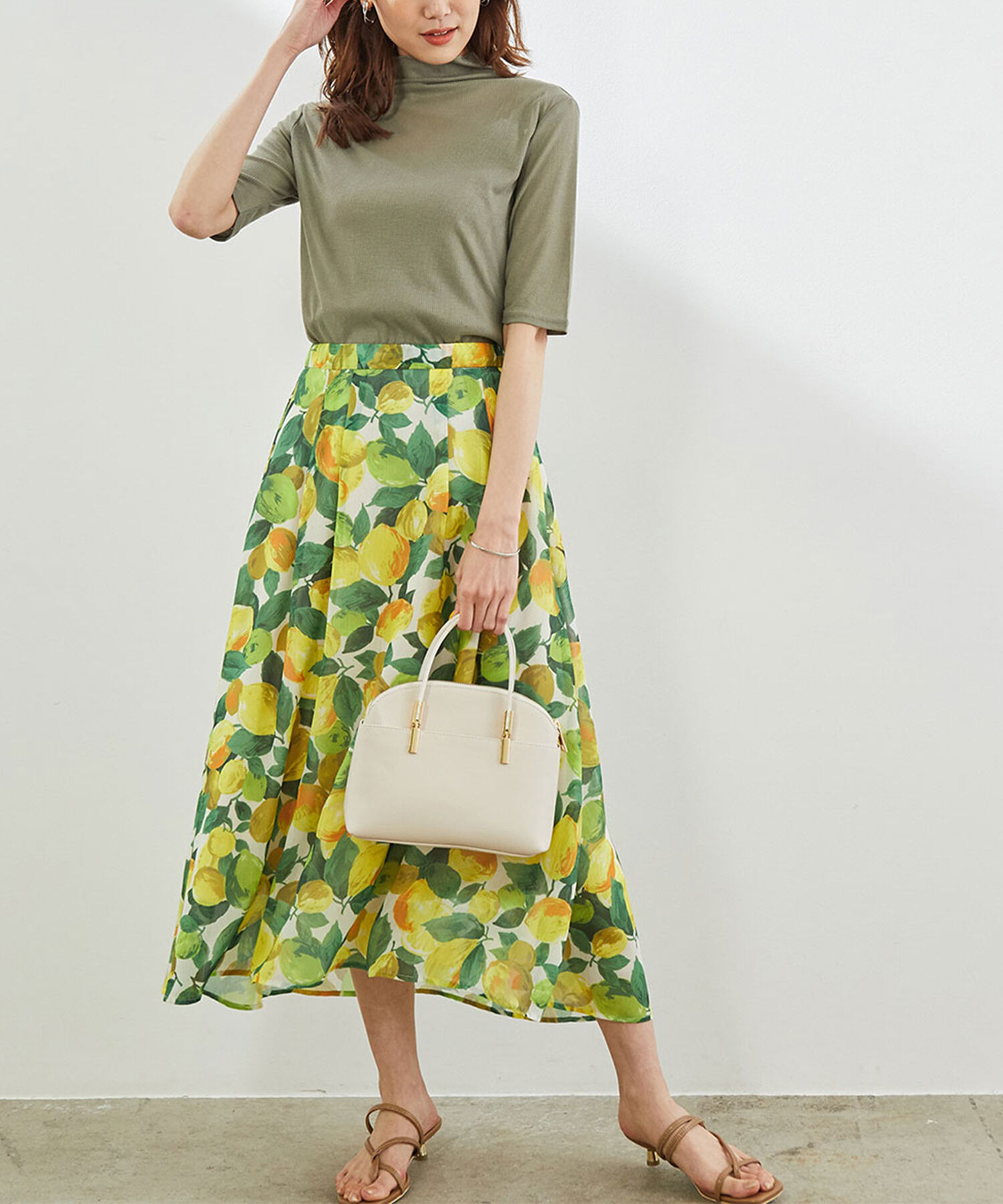 Rope&rsquo;Picnic「シアーカットソーハーフスリーブトップス」|Tシャツ・カットソー|