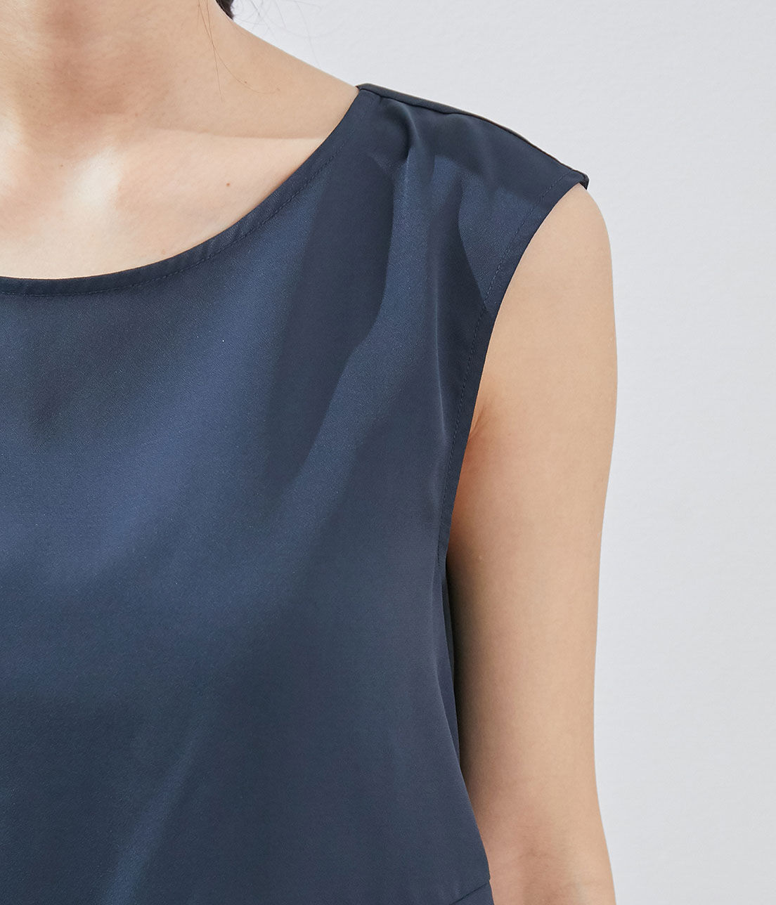 Rope&rsquo;Picnic「フリルペプラムバック釦ブラウス」|シャツ・ブラウス|