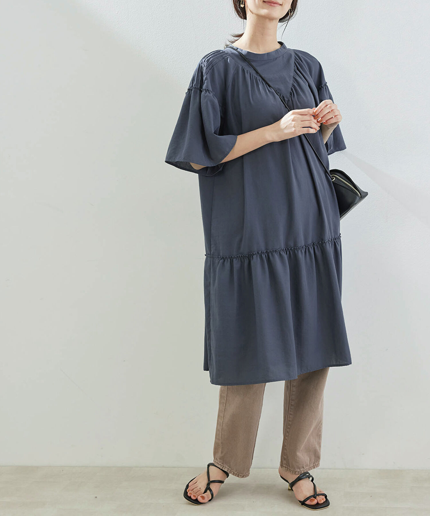 Rope&rsquo;Picnic「【防汚加工】ミニワンピース」|ワンピース|