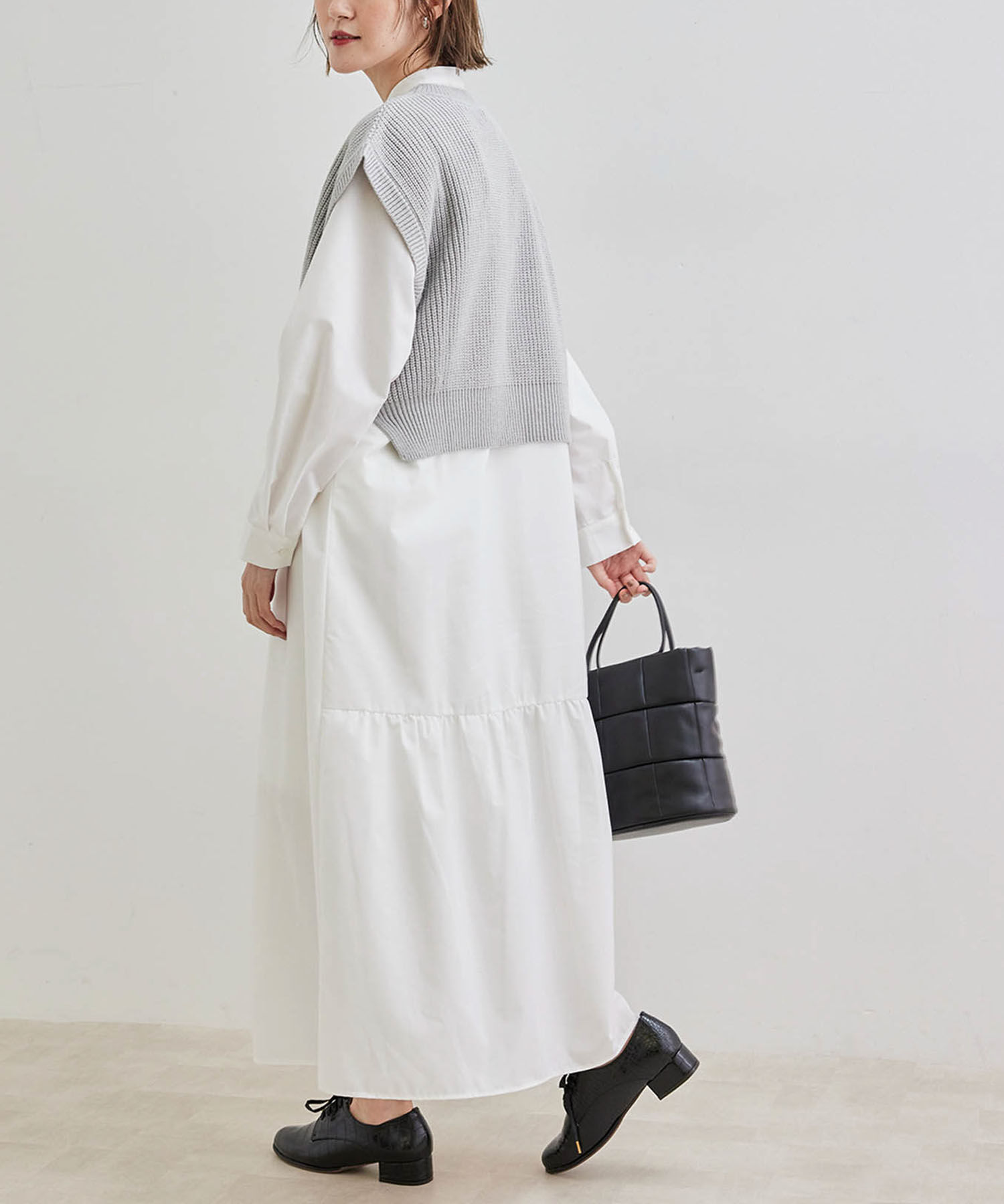 Rope&rsquo;Picnic「ニットベストセットシャツワンピース」|その他|