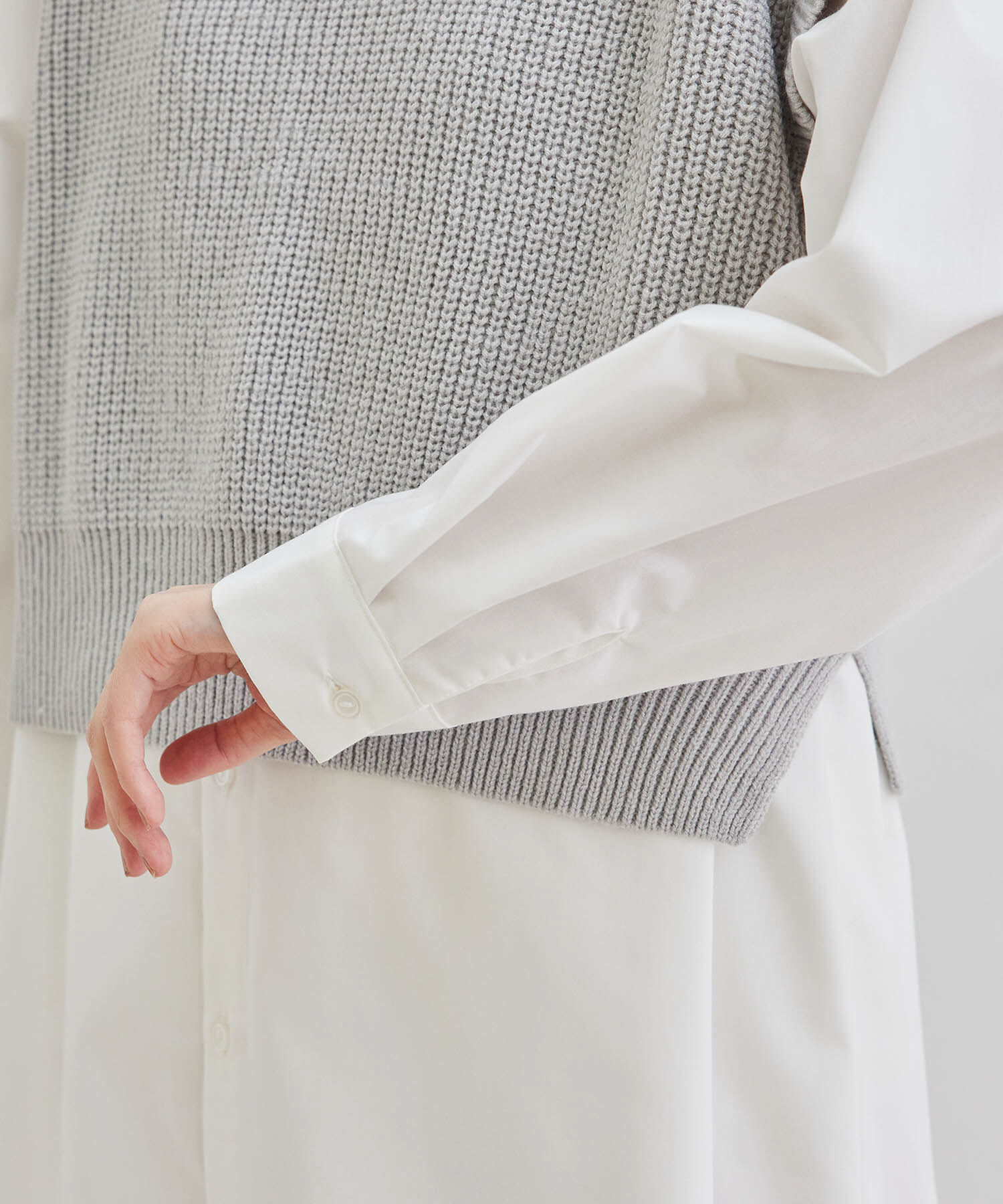 Rope&rsquo;Picnic「ニットベストセットシャツワンピース」|その他|