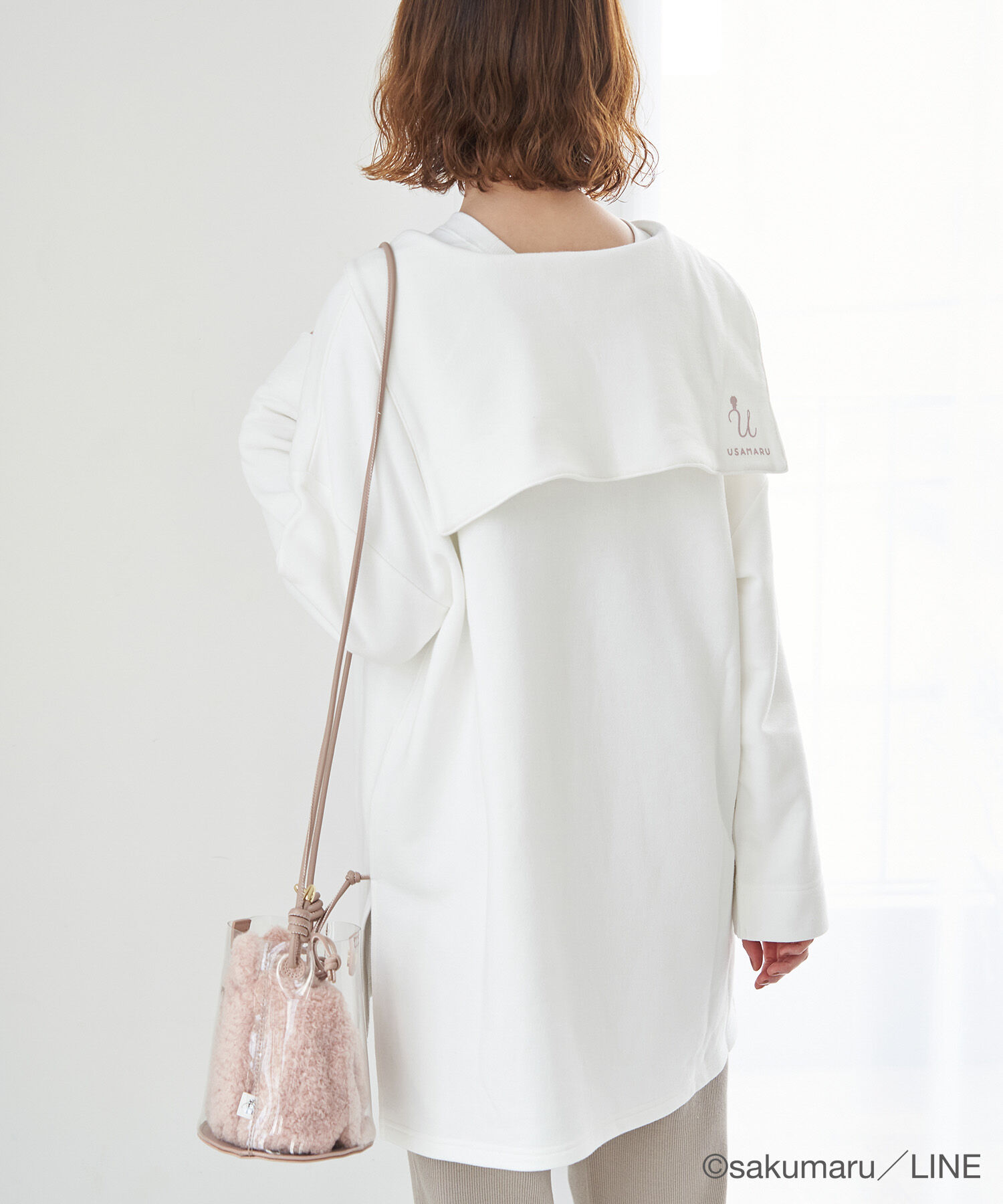 Rope&rsquo;Picnic「【うさまる&times;ROPE' PICNIC】セーラーカラーカットプルオーバー」|Tシャツ・カットソー|