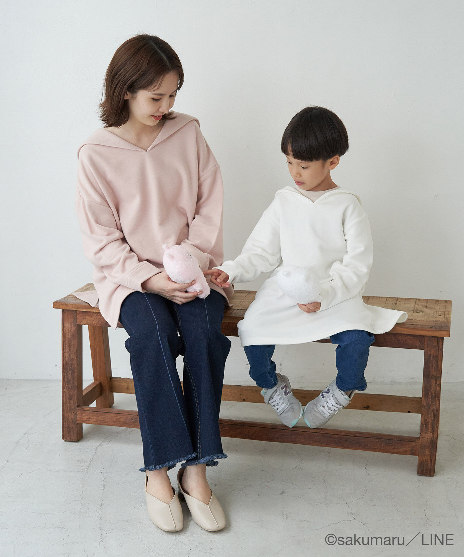 Rope&rsquo;Picnic「【うさまる&times;ROPE' PICNIC】セーラーカラーカットプルオーバー」|Tシャツ・カットソー|