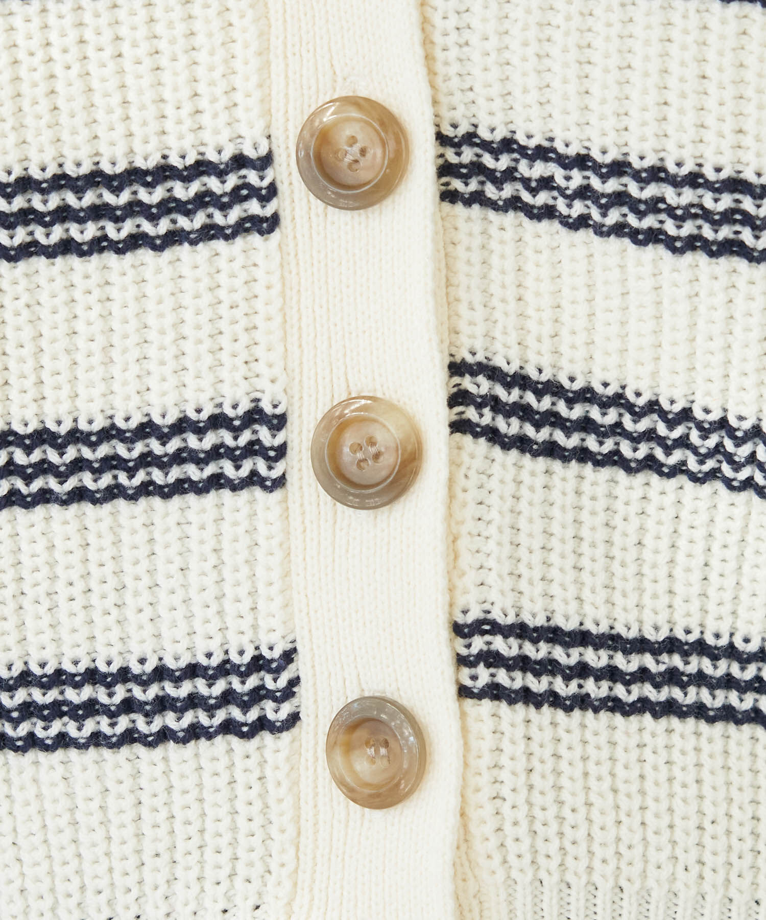 Rope&rsquo;Picnic「ローゲージボーダーカーディガン」|カーディガン|