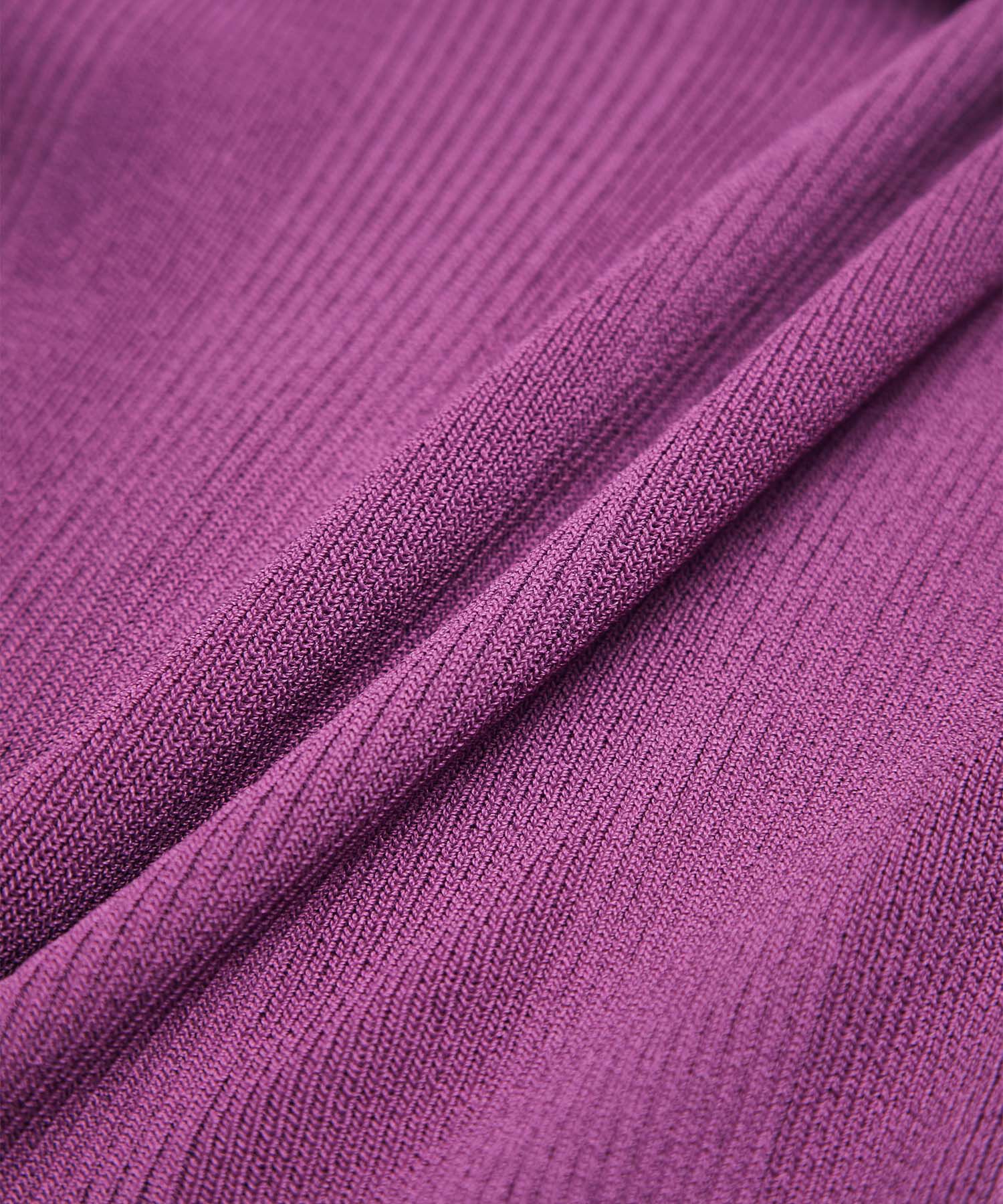 Rope&rsquo;Picnic「【WEB限定カラー:グリーン】ランダムリブニットカーディガン」|カーディガン|