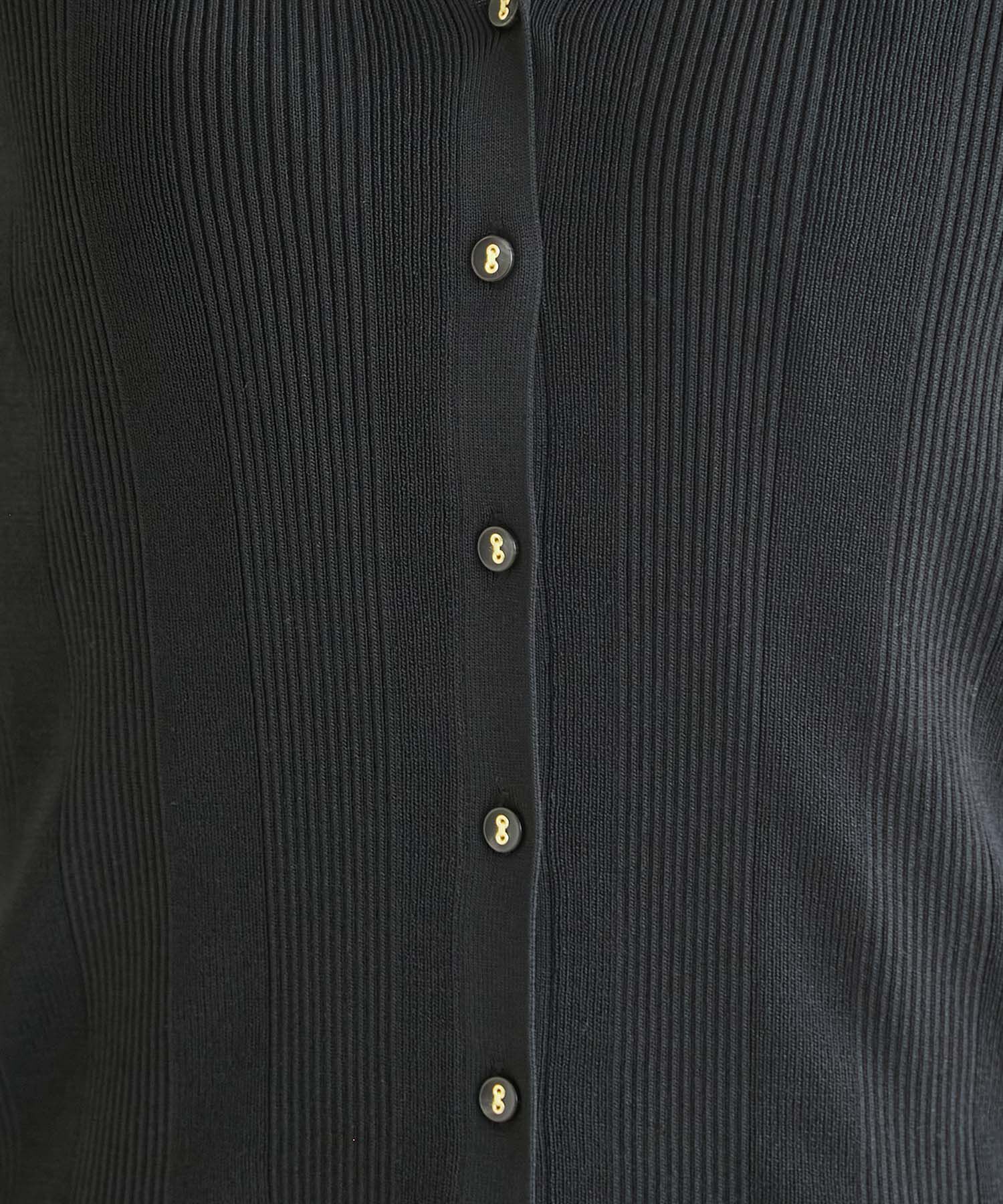 Rope&rsquo;Picnic「【WEB限定カラー:グリーン】ランダムリブニットカーディガン」|カーディガン|