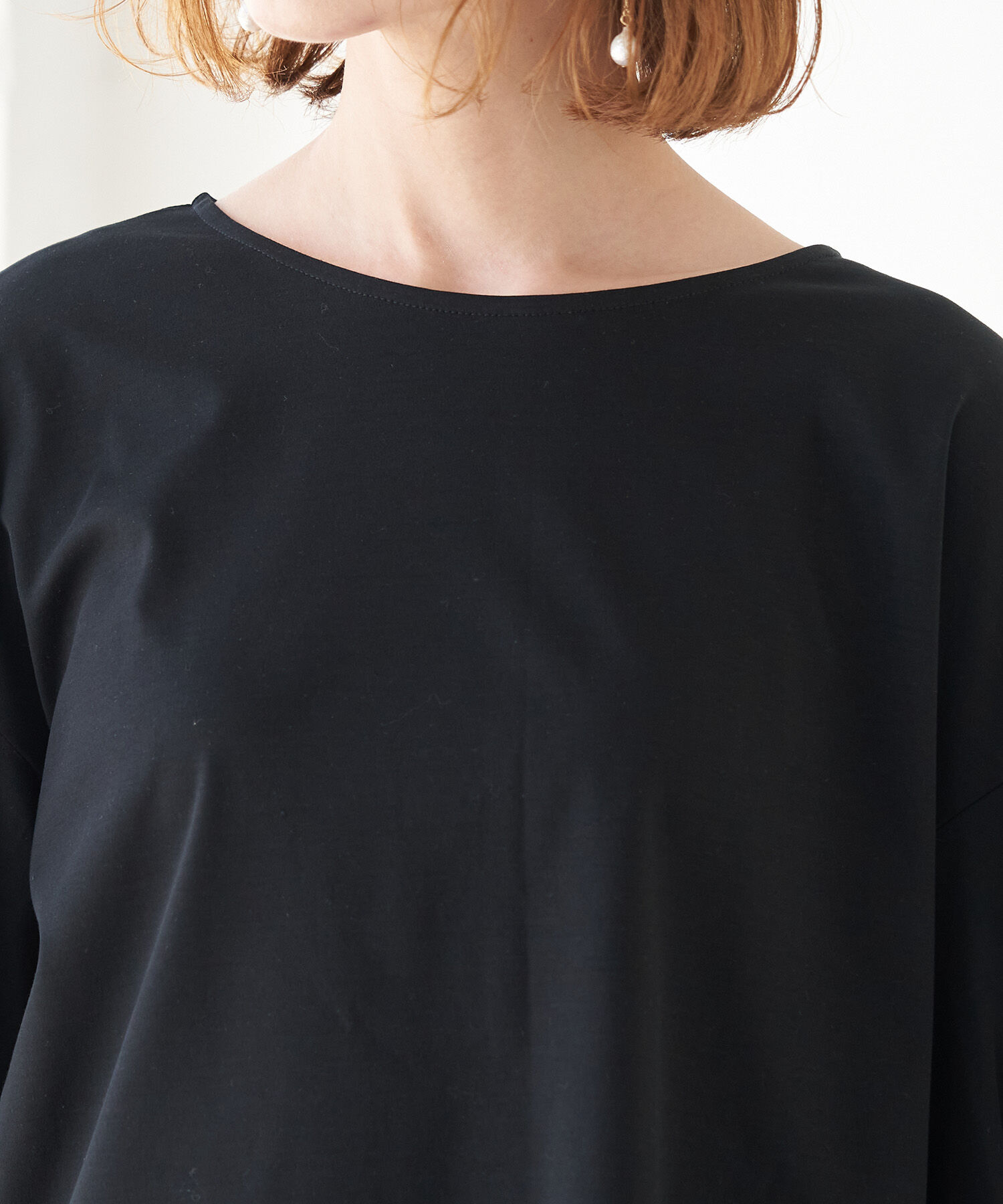 Rope&rsquo;Picnic「80シルケットギャザーパフスリーブプルオーバー」|Tシャツ・カットソー|