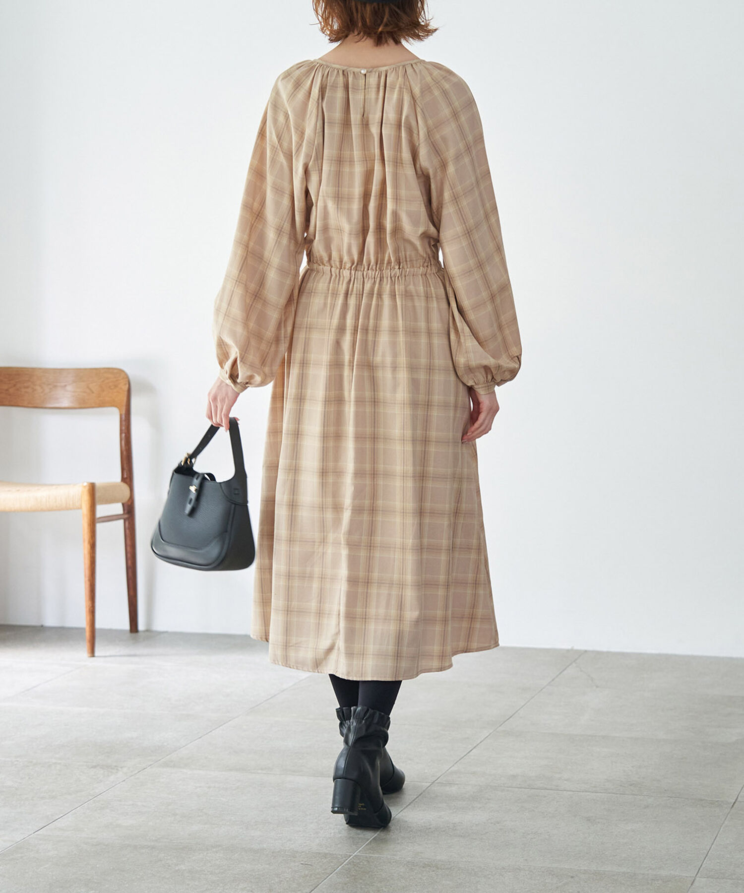 Rope&rsquo;Picnic「午後の紅茶&times;ROPE' PICNIC/チェックワンピース/リンクコーデ 」|ワンピース|