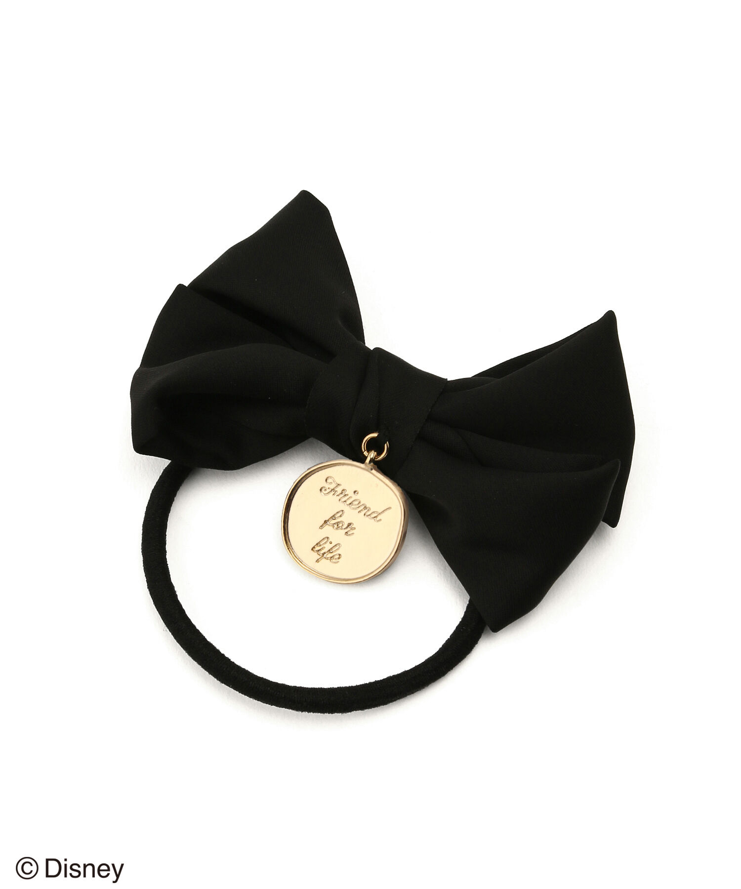 ROPE PICNIC PASSAGE「【101匹わんちゃん】コインチャーム付き立体リボンポニー」|ヘアゴム・シュシュ|