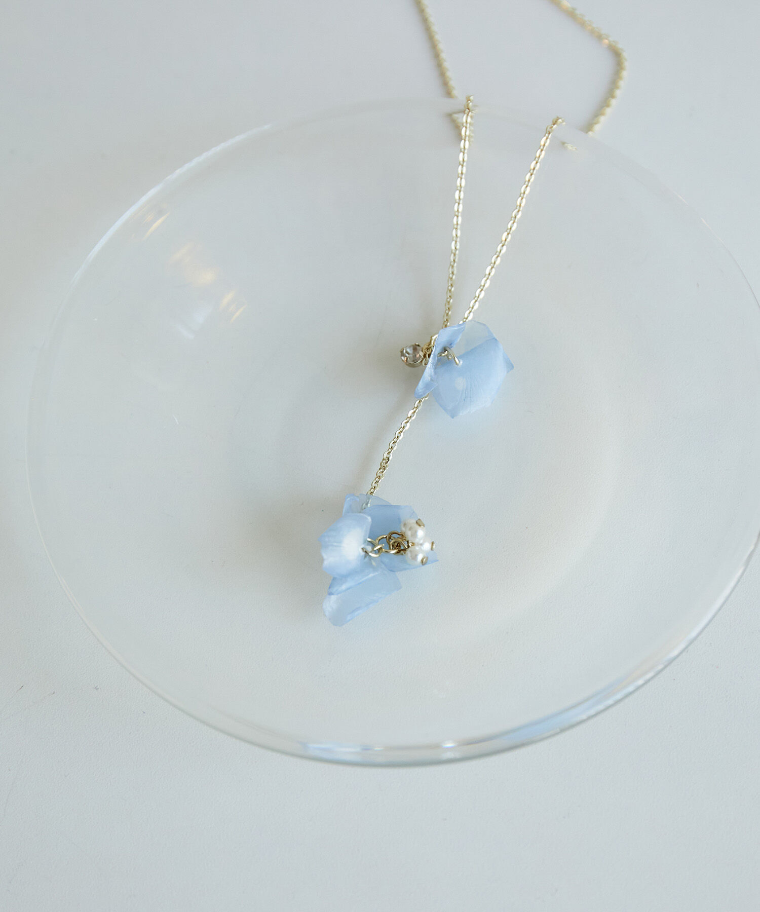 ROPE PICNIC PASSAGE「fish scales flower ネックレス」|ネックレス|ブルー(44)