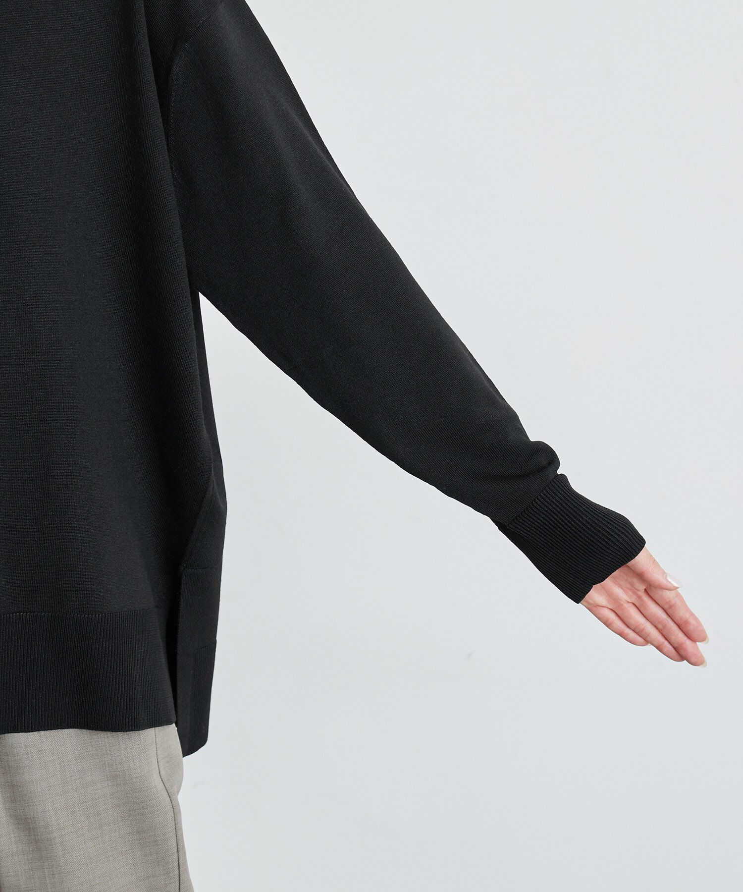 Rope&rsquo;Picnic「洗える/Vネックラメカーディガン」|カーディガン|