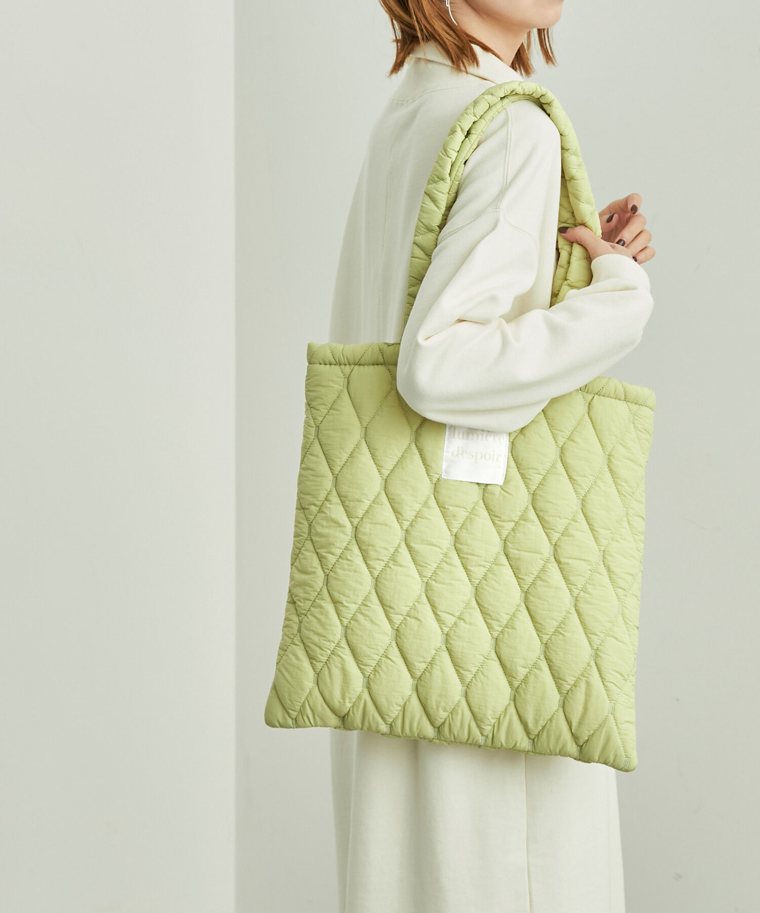 ROPE PICNIC PASSAGE「A4対応/キルティングトートバック」|トートバッグ|ライトグリーン(33)