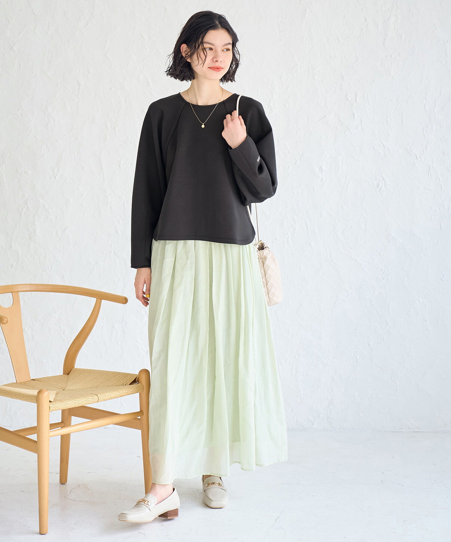 Rope&rsquo;Picnic「CALINE&times;ROPE' PICNIC/ダンボールカットトップス」|Tシャツ・カットソー|