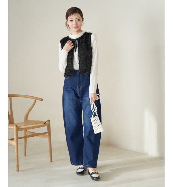 Rope&rsquo;Picnic「【ウエスト革命デニム】ウエストシェイプカービーデニム」|デニム|