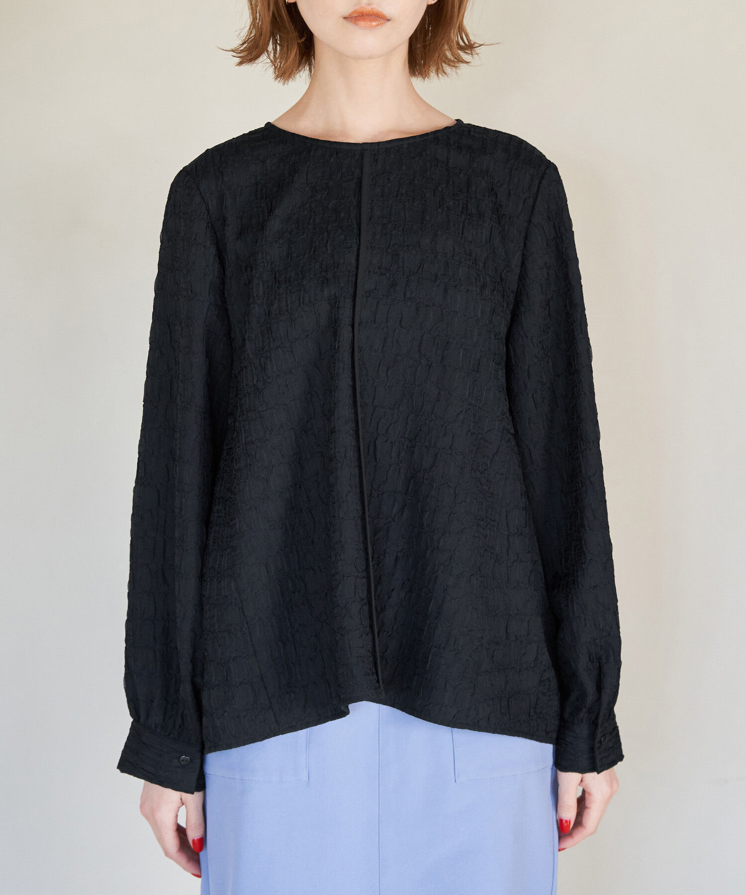 Rope&rsquo;Picnic「ジャガードチュニックブラウス」|シャツ・ブラウス|