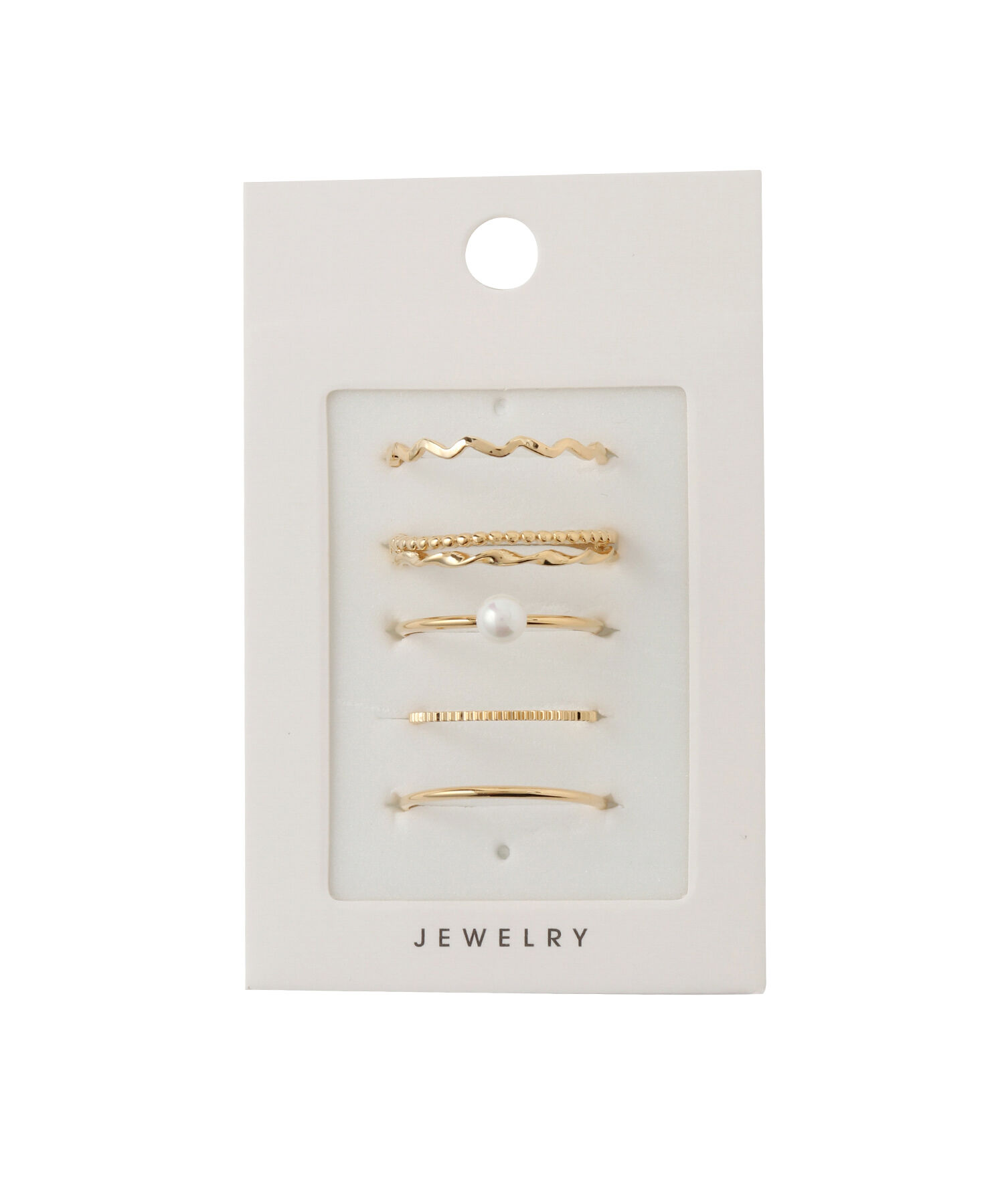 ROPE PICNIC PASSAGE「ミニパールデザインリングセット」|リング|