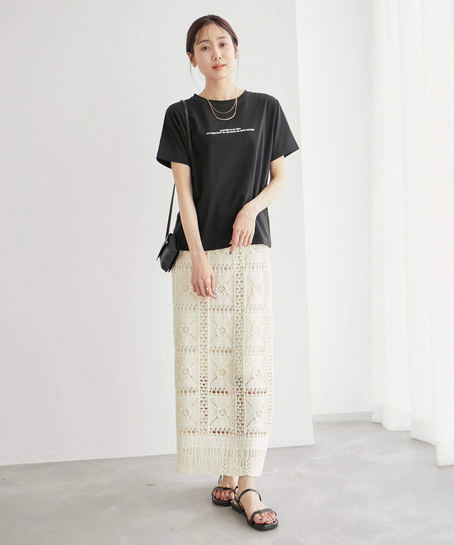 Rope&rsquo;Picnic「RENUロゴTシャツ/リンクコーデ」|Tシャツ・カットソー|