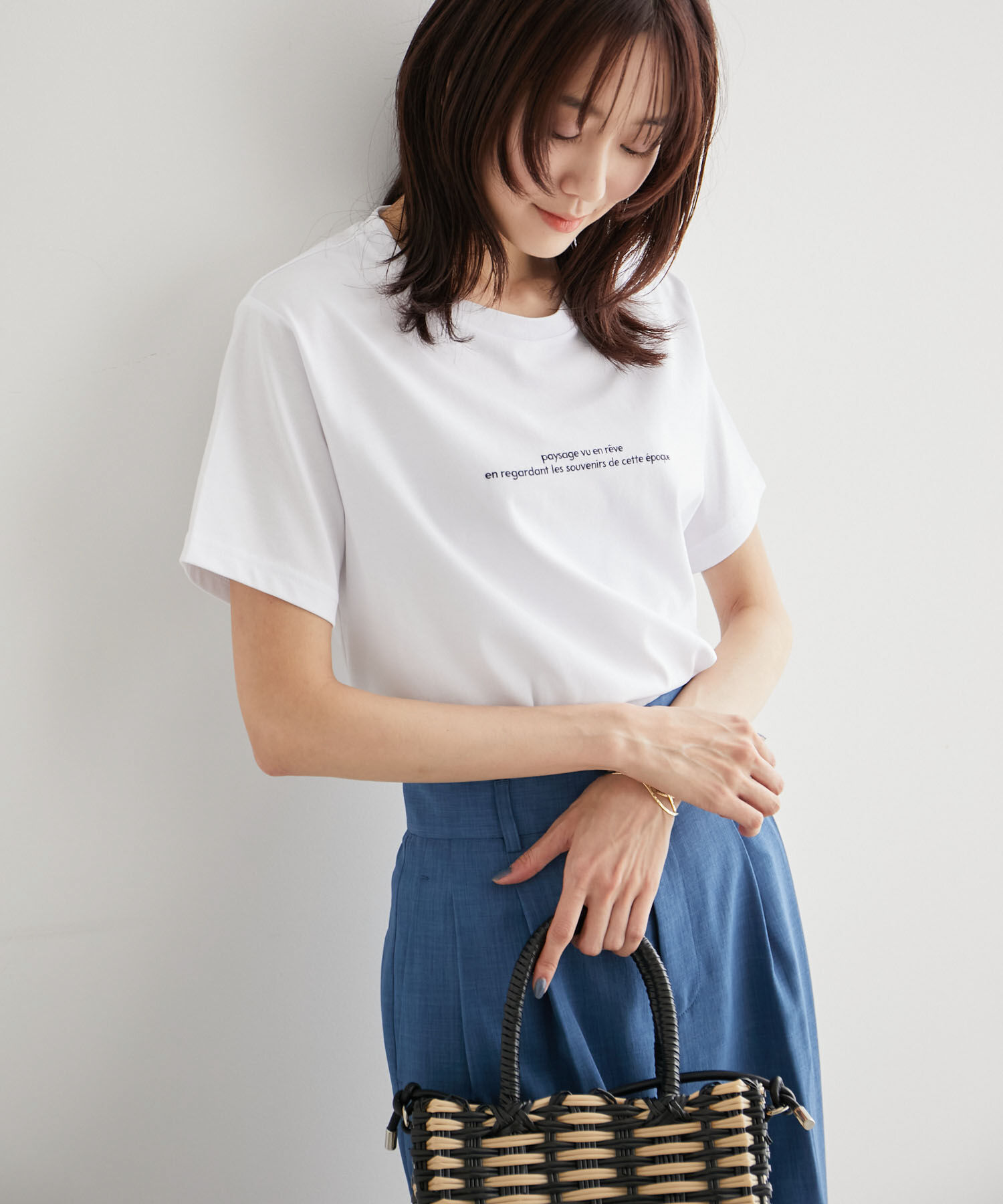 Rope&rsquo;Picnic「RENUロゴTシャツ/リンクコーデ」|Tシャツ・カットソー|
