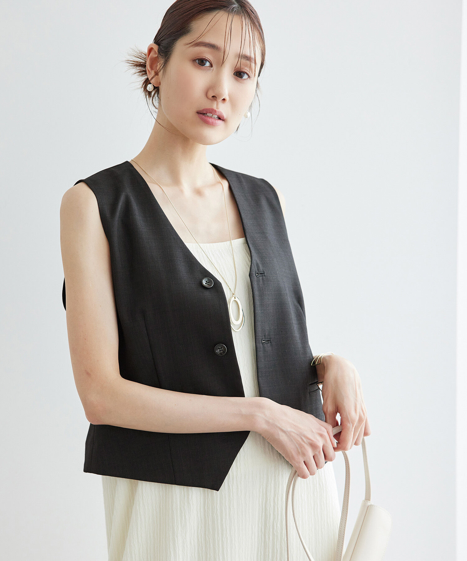 Rope&rsquo;Picnic「シャークスキンジレベスト/セットアップ対応」|ベスト・ジレ|