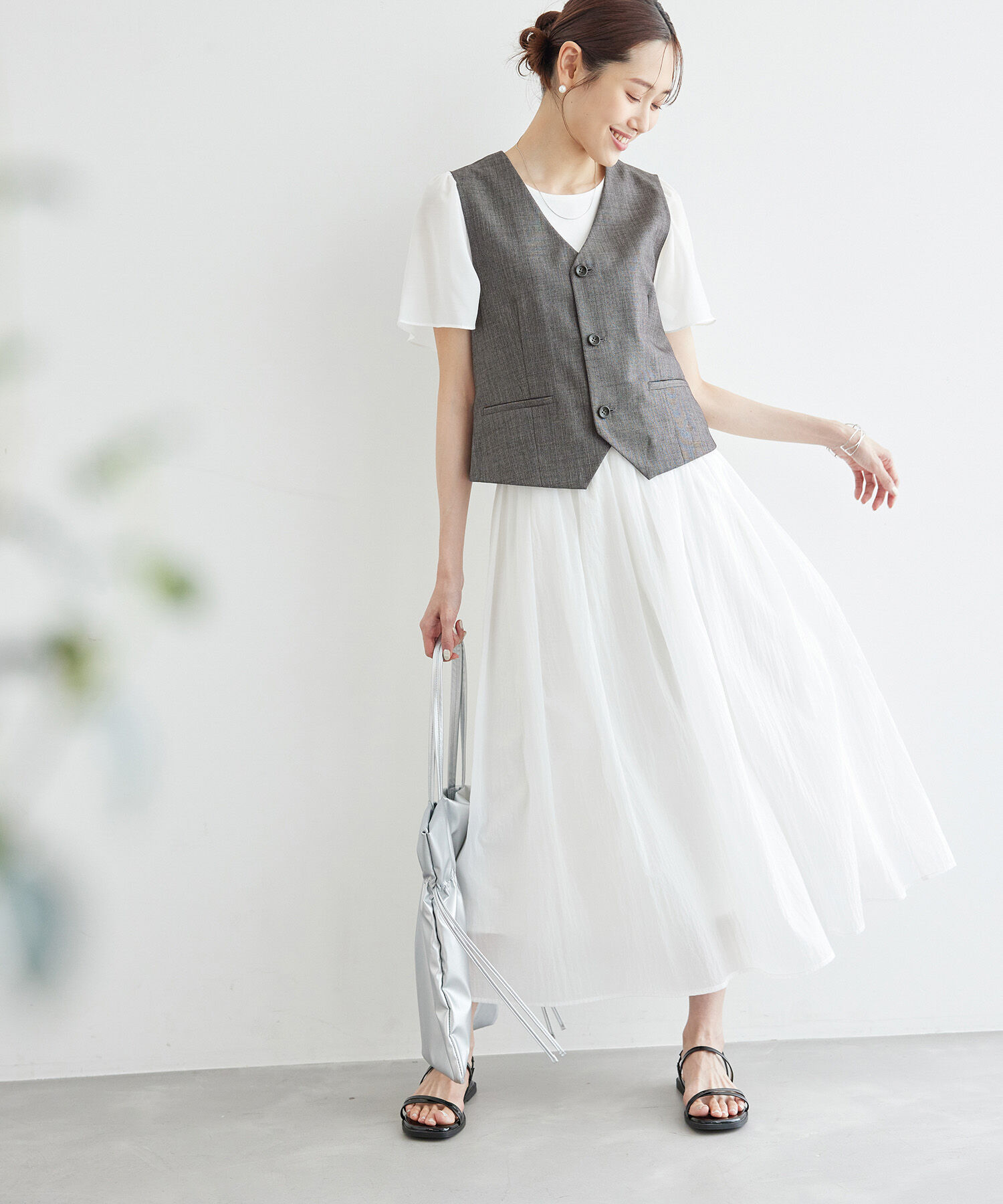 Rope&rsquo;Picnic「シャークスキンジレベスト/セットアップ対応」|ベスト・ジレ|