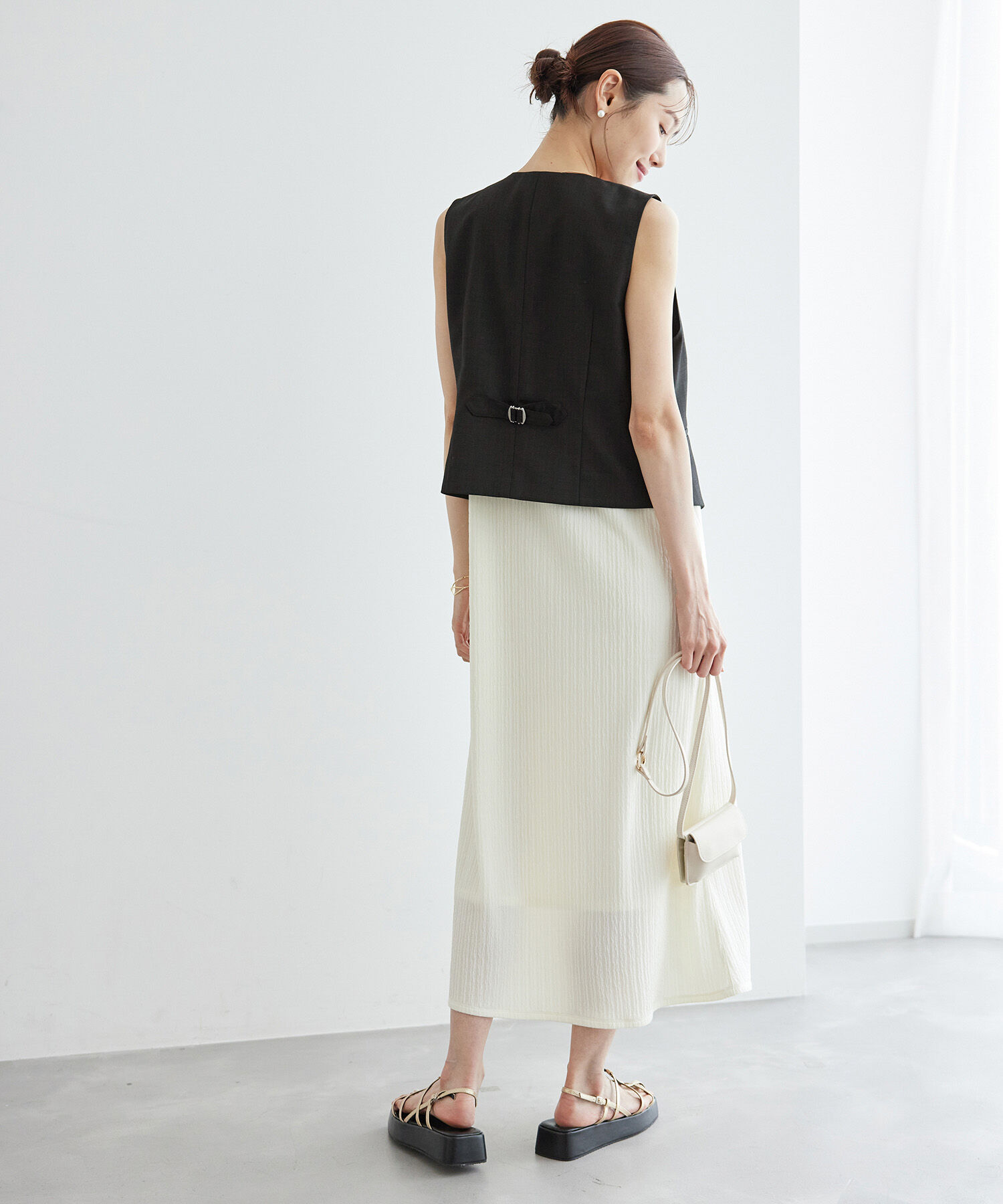 Rope&rsquo;Picnic「シャークスキンジレベスト/セットアップ対応」|ベスト・ジレ|