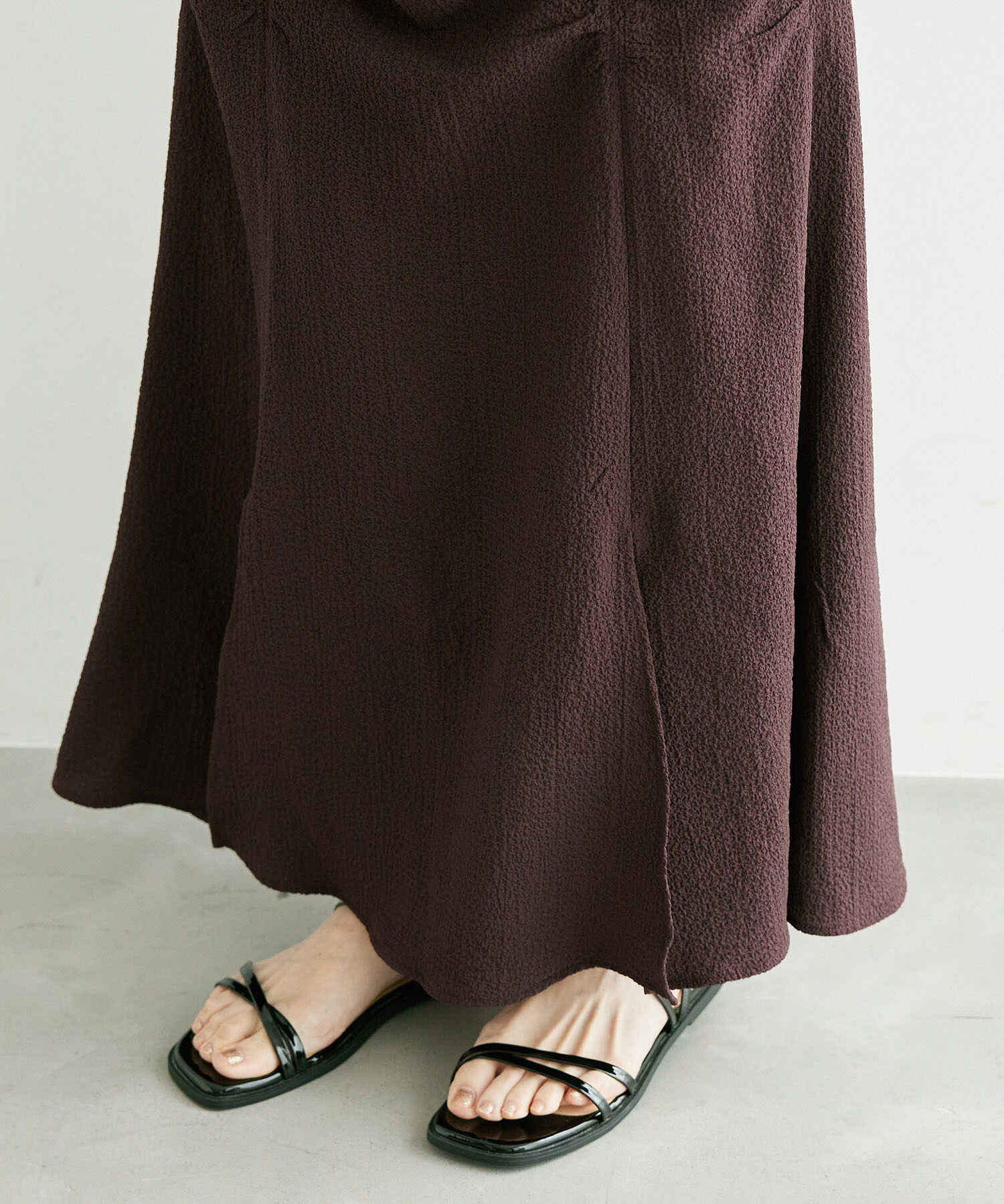 Rope&rsquo;Picnic「サイドドレープスカート」|スカート|