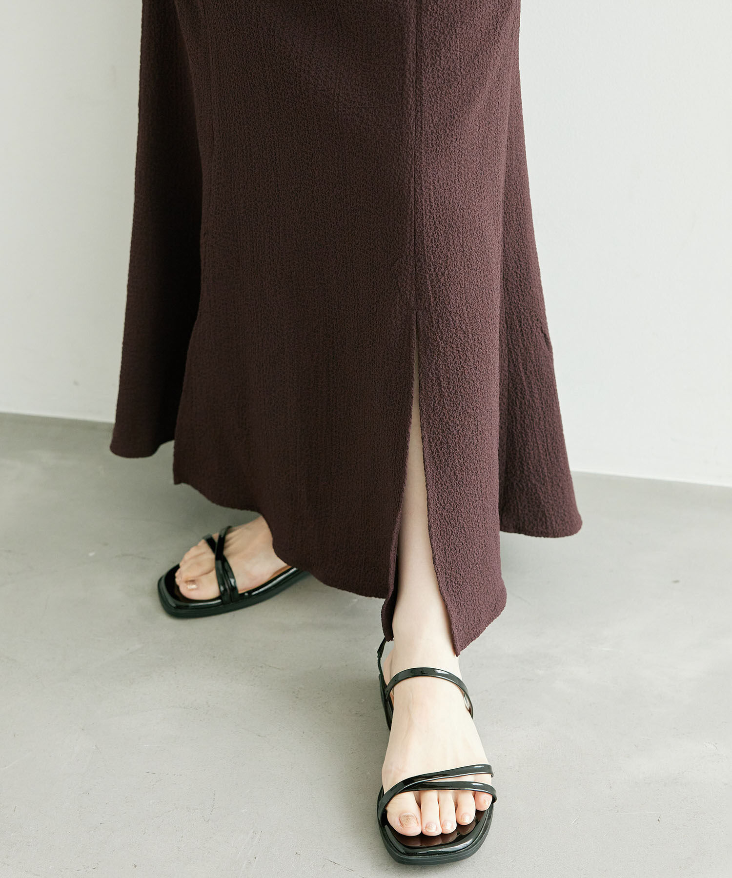 Rope&rsquo;Picnic「サイドドレープスカート」|スカート|