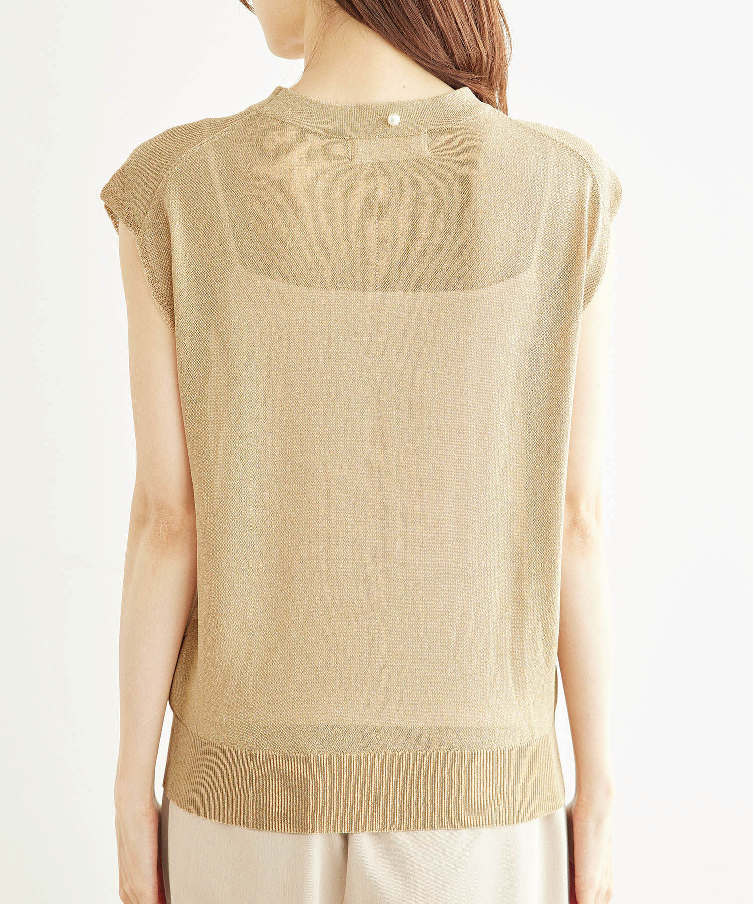 Rope&rsquo;Picnic「ラメボウタイシアーニットプルオーバー」|ニット・セーター|