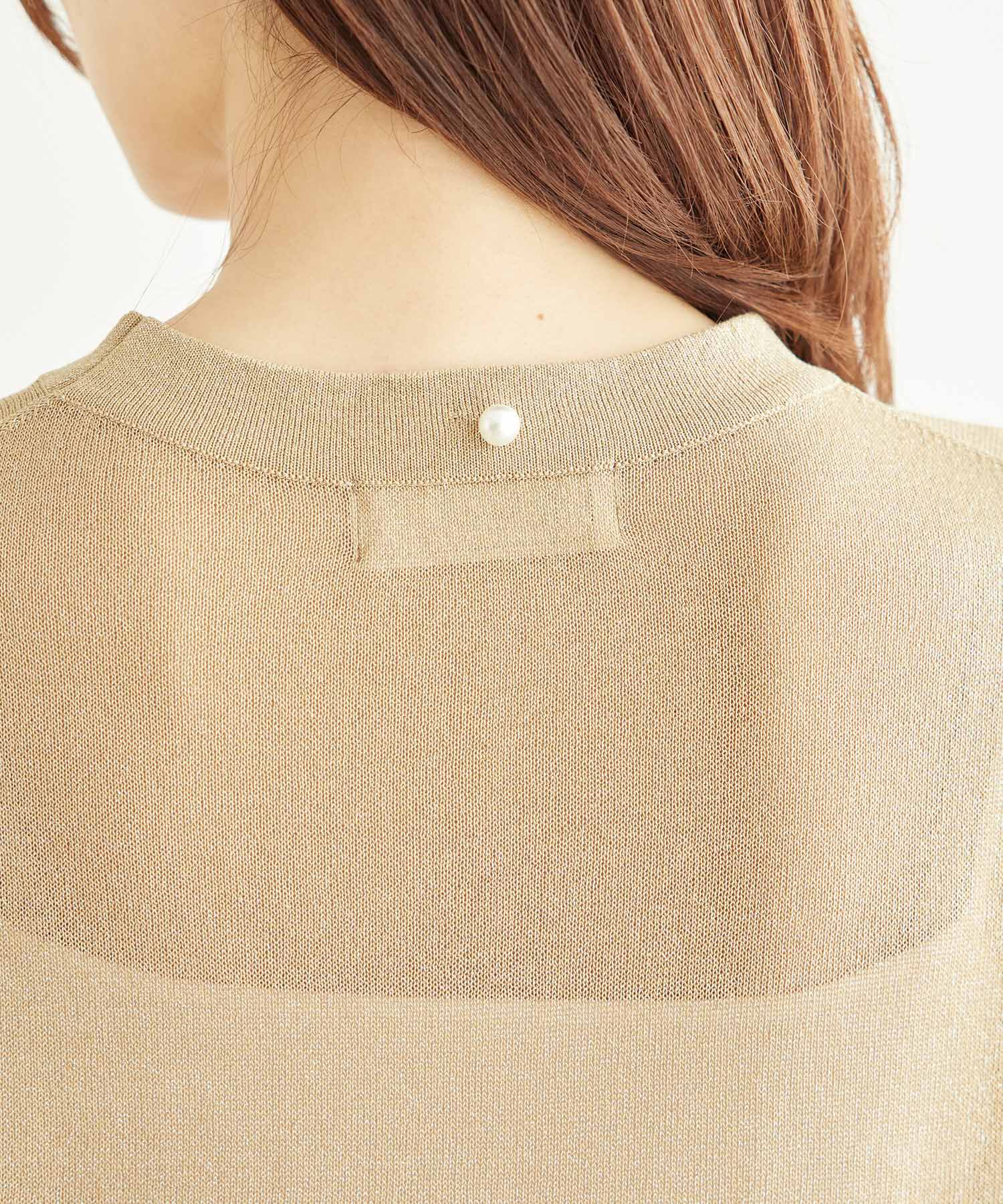 Rope&rsquo;Picnic「ラメボウタイシアーニットプルオーバー」|ニット・セーター|