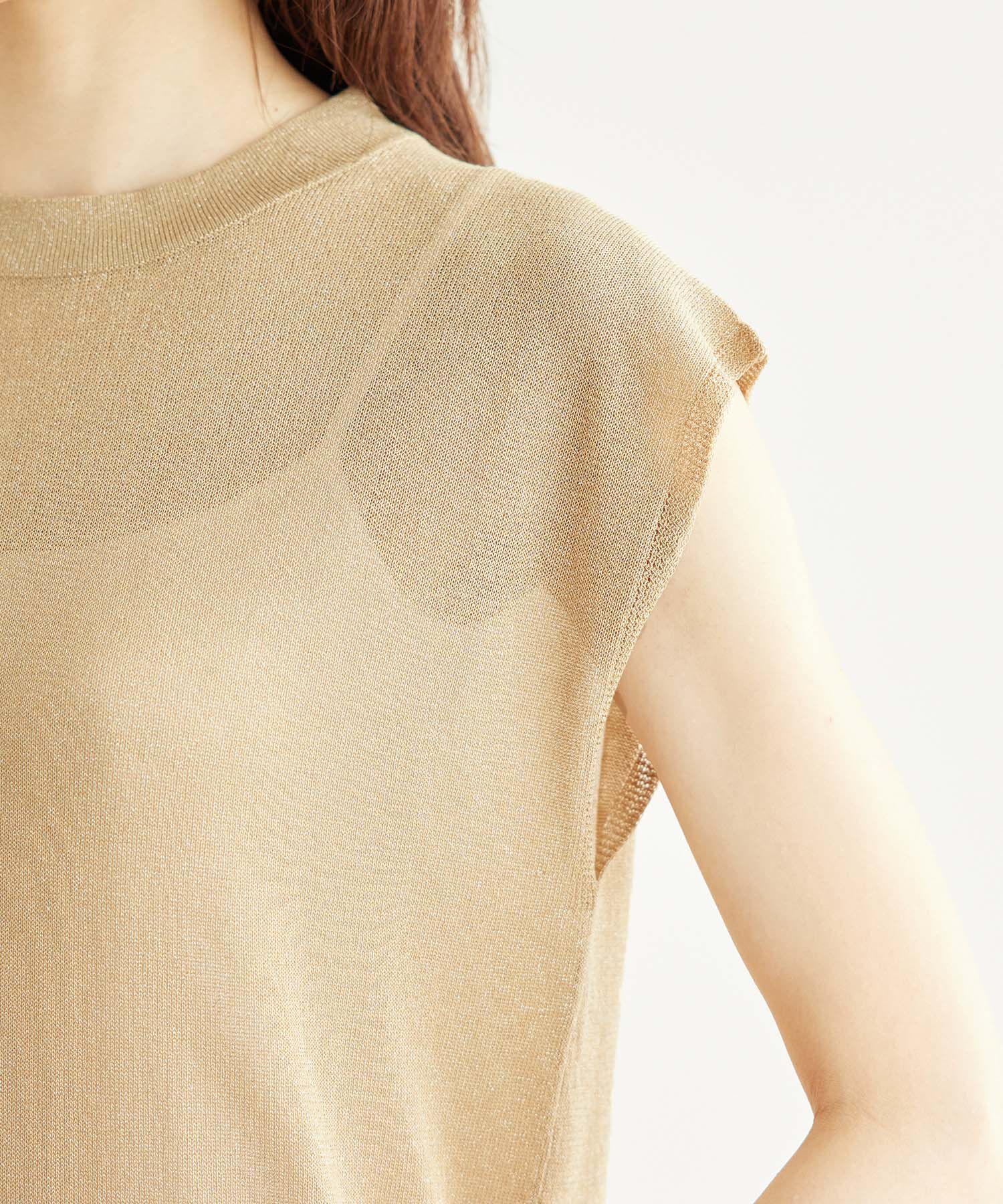 Rope&rsquo;Picnic「ラメボウタイシアーニットプルオーバー」|ニット・セーター|